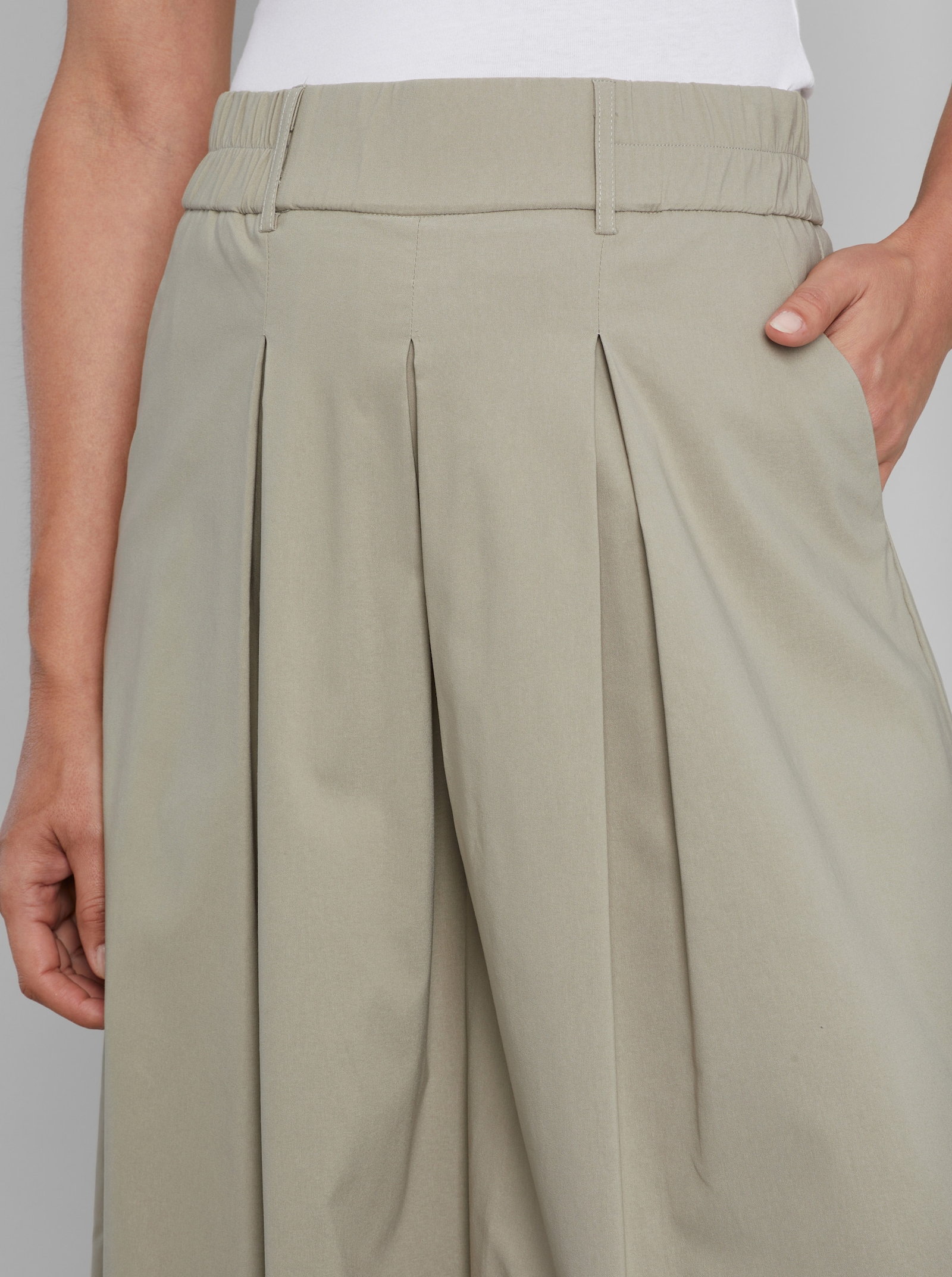 heine Hosen mit extraweitem Bein - schlamm