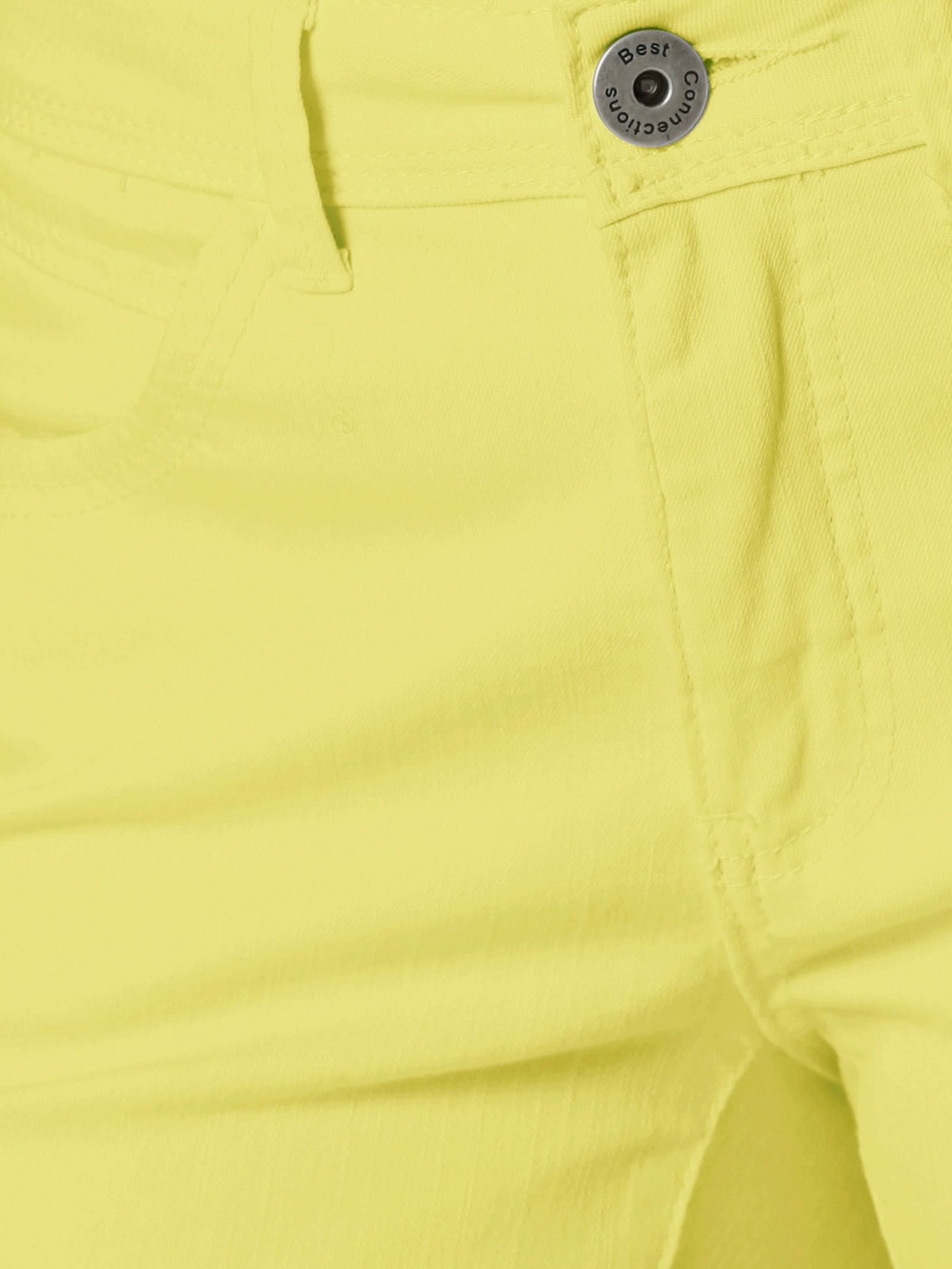 heine Bauchweg-Hose in Röhrenform - hellgelb