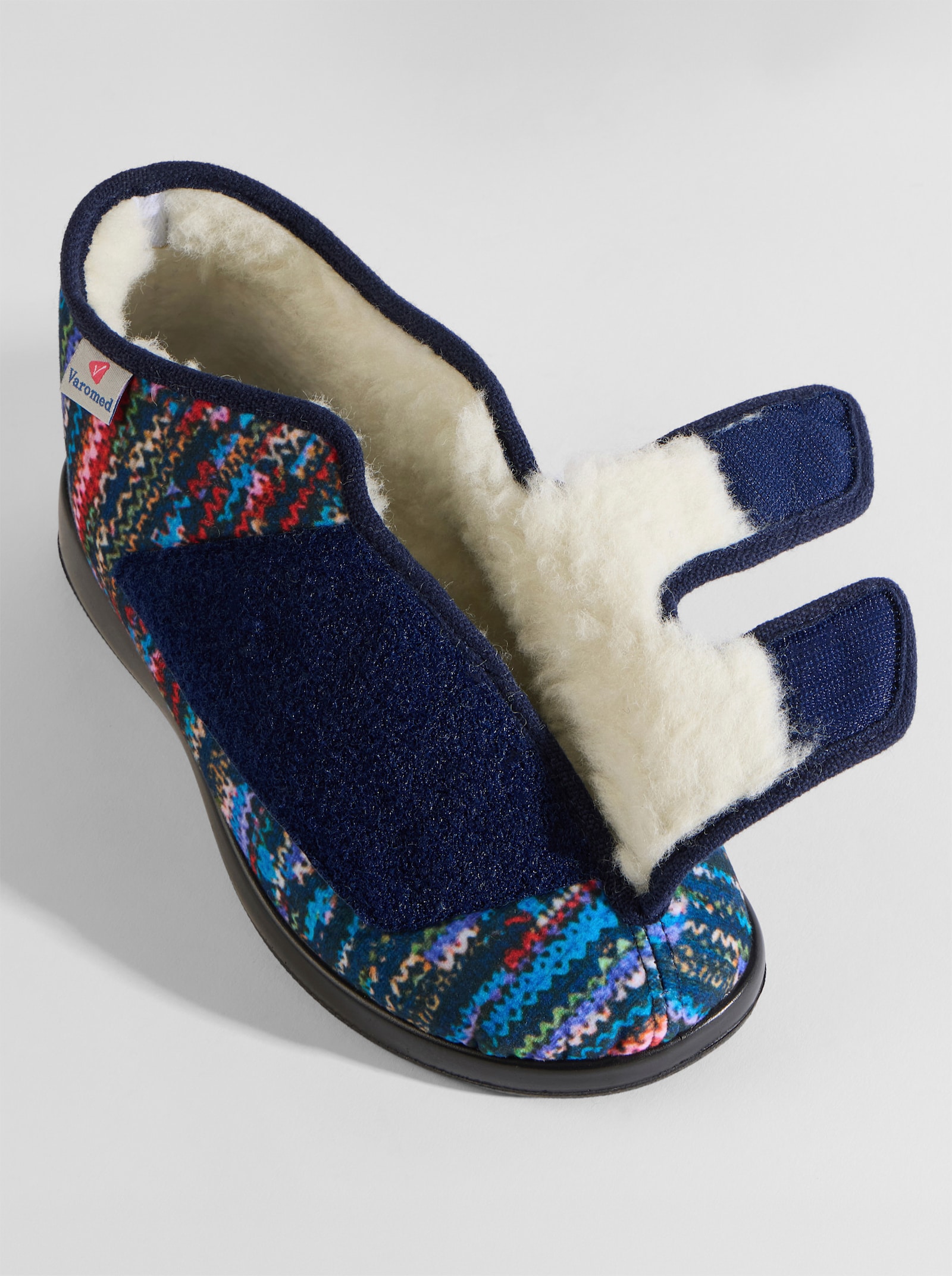 Varomed Verbandschuh - dunkelblau-bunt