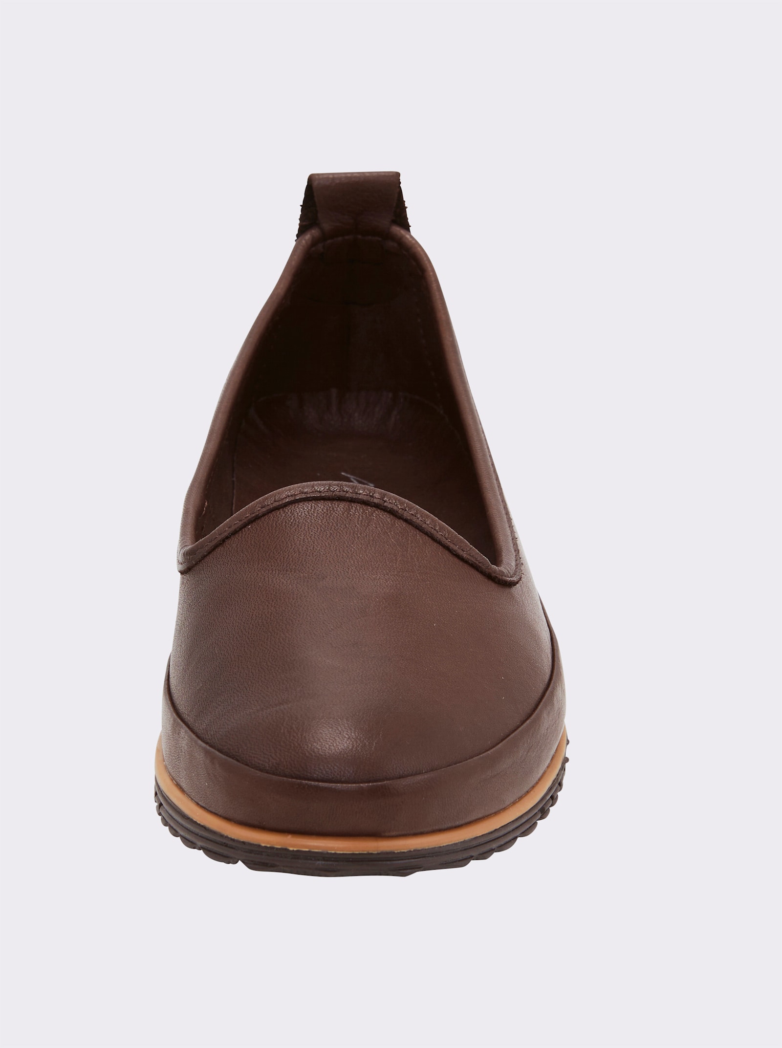 Andrea Conti Slipper - dunkelbraun