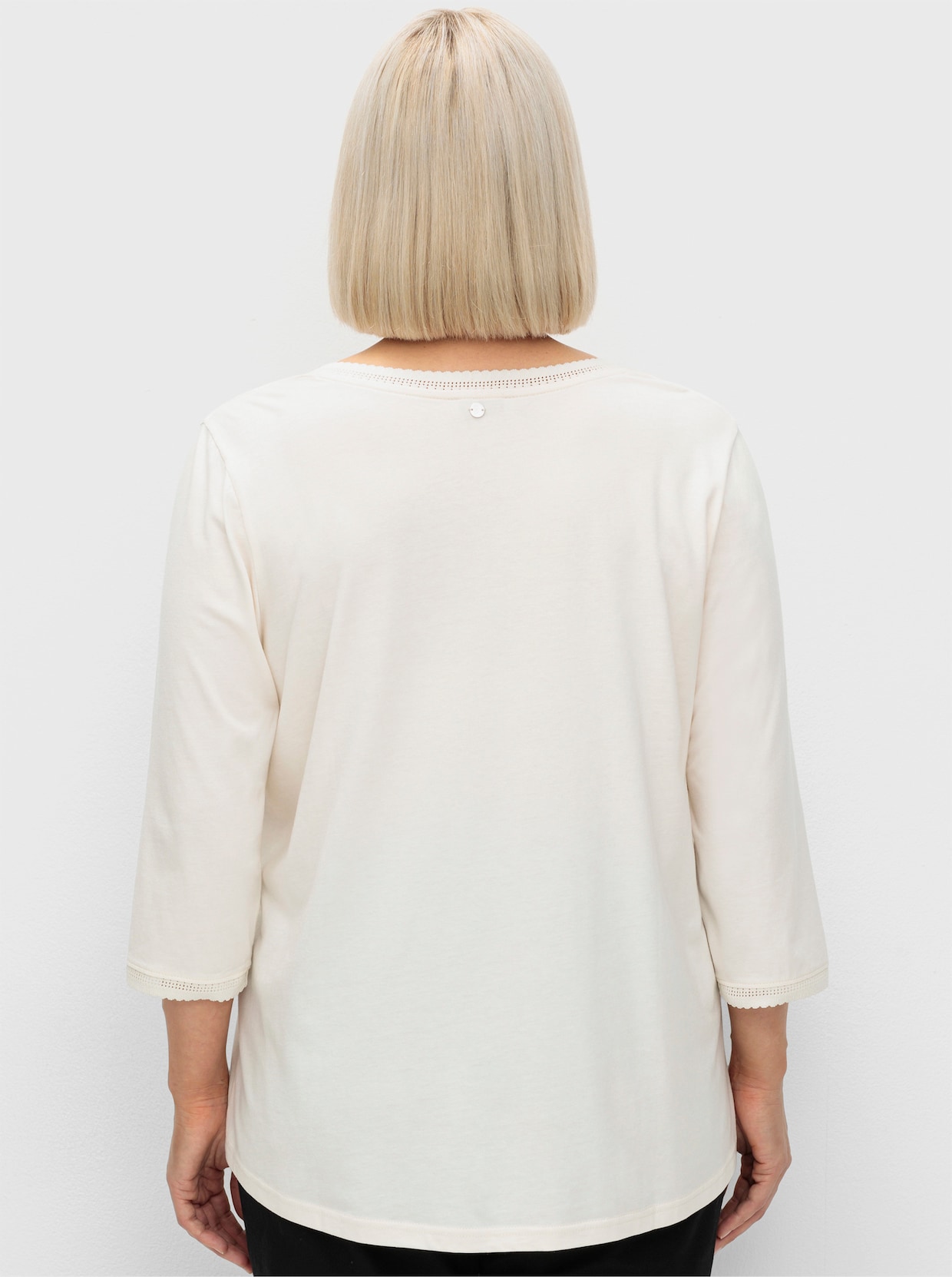 sheego 3/4-Arm-Shirt - champagner