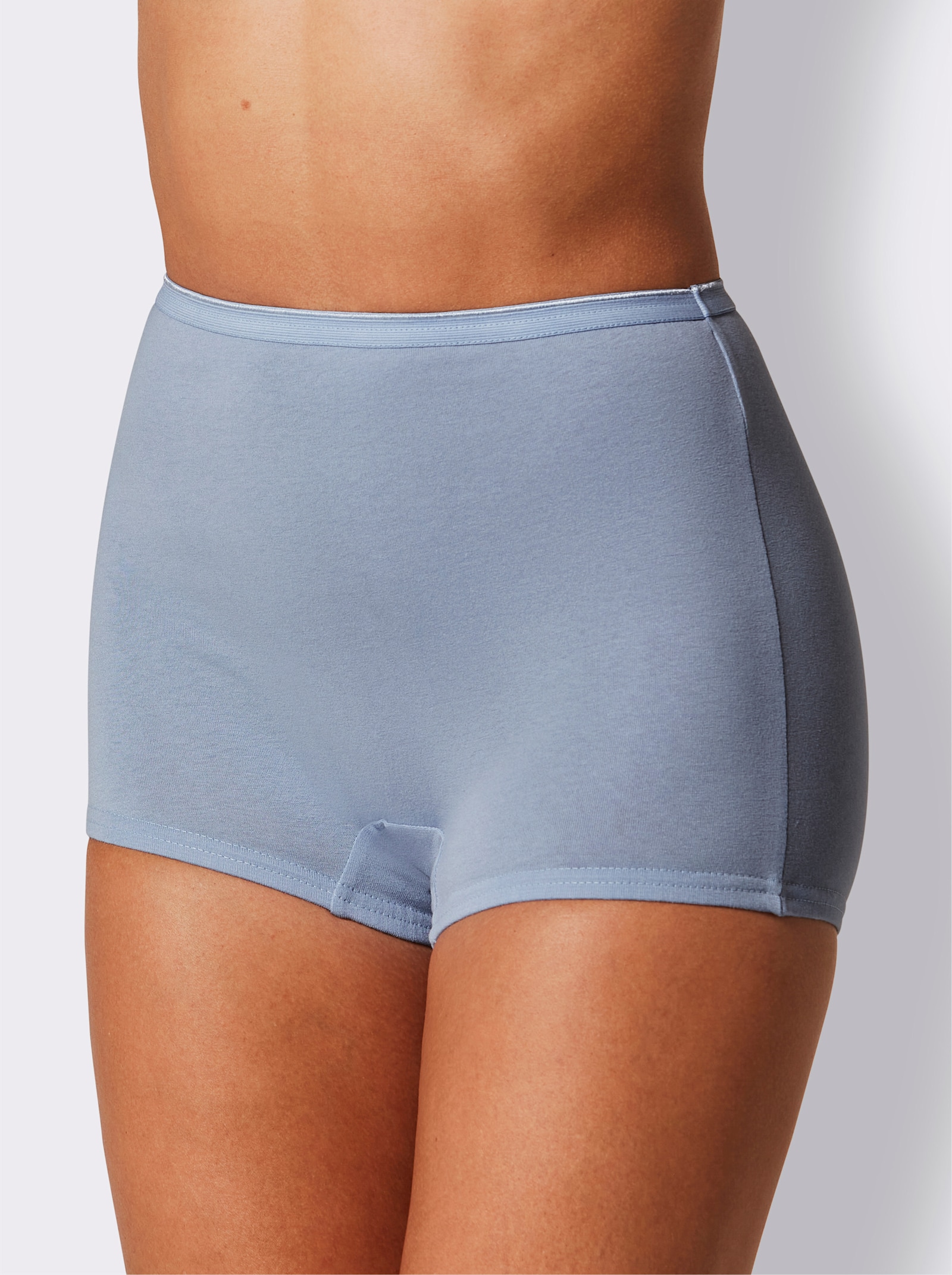 wäschepur Panty - 2x bleu-geringelt + 2x bleu