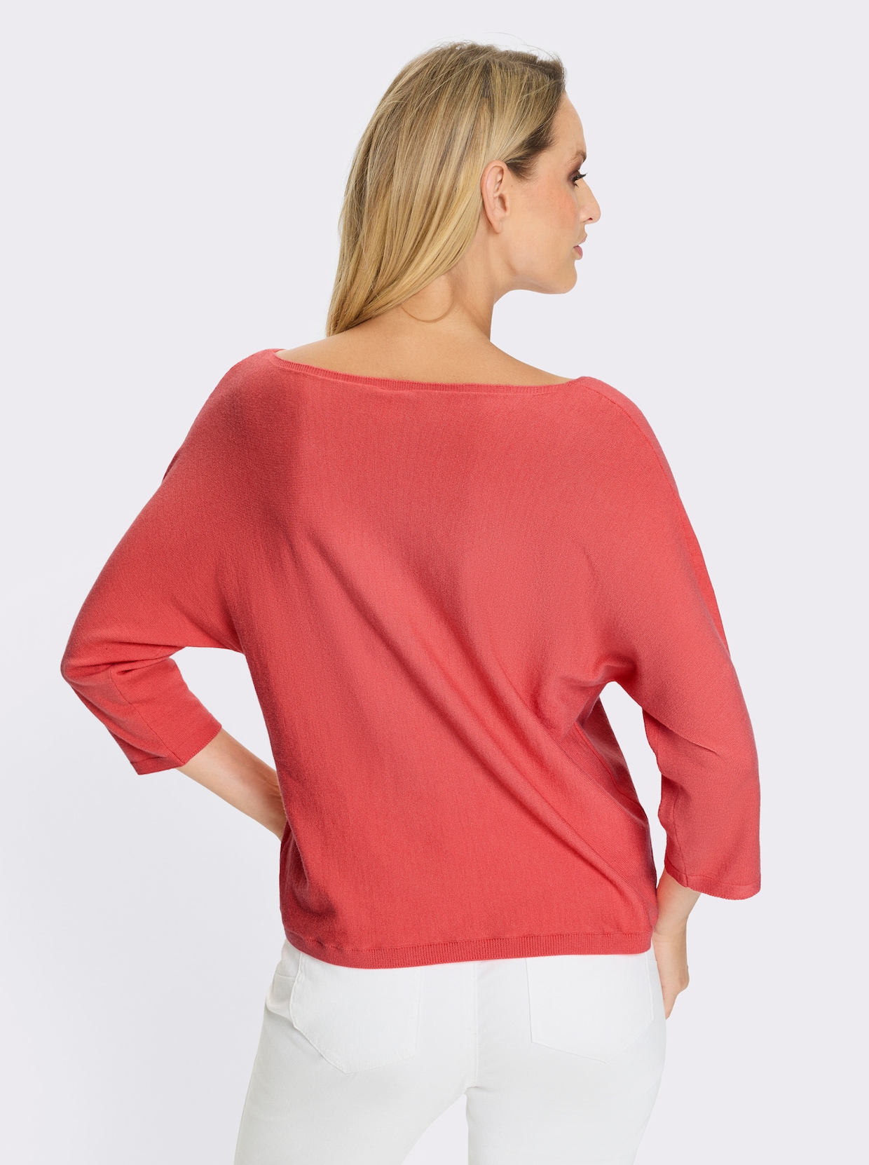 heine Pull à manches 3/4 - corail