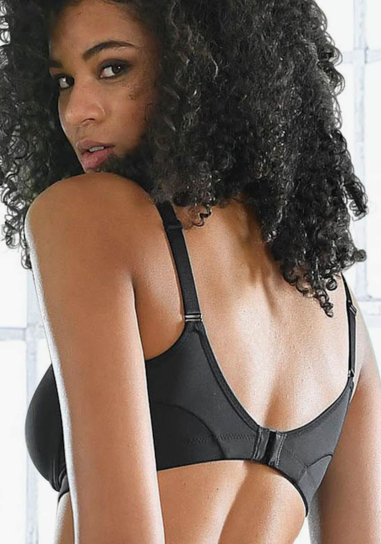 LASCANA ACTIVE Sportbeha - zwart