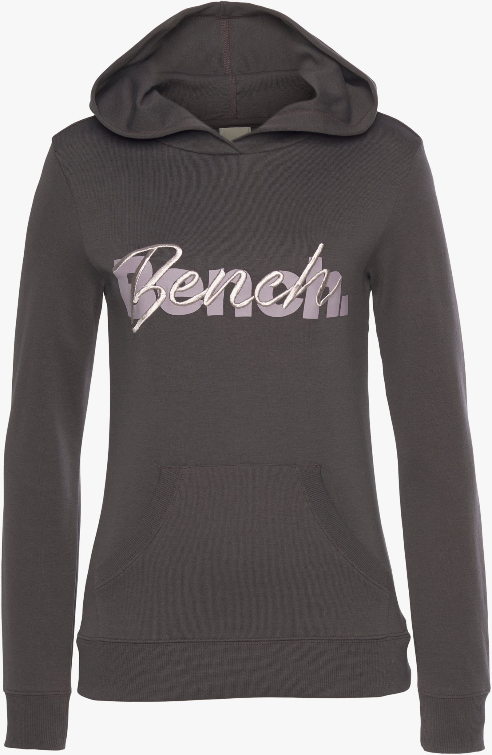 Bench. Loungewear Kapuzensweatshirt - stone