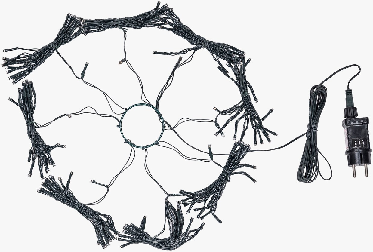 my home LED-Baummantel - dunkelgrün