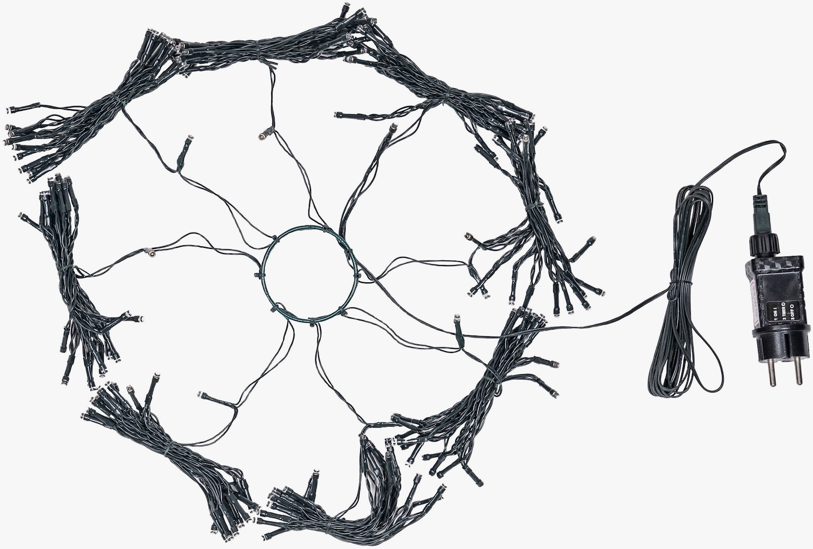 my home LED-Baummantel - dunkelgrün