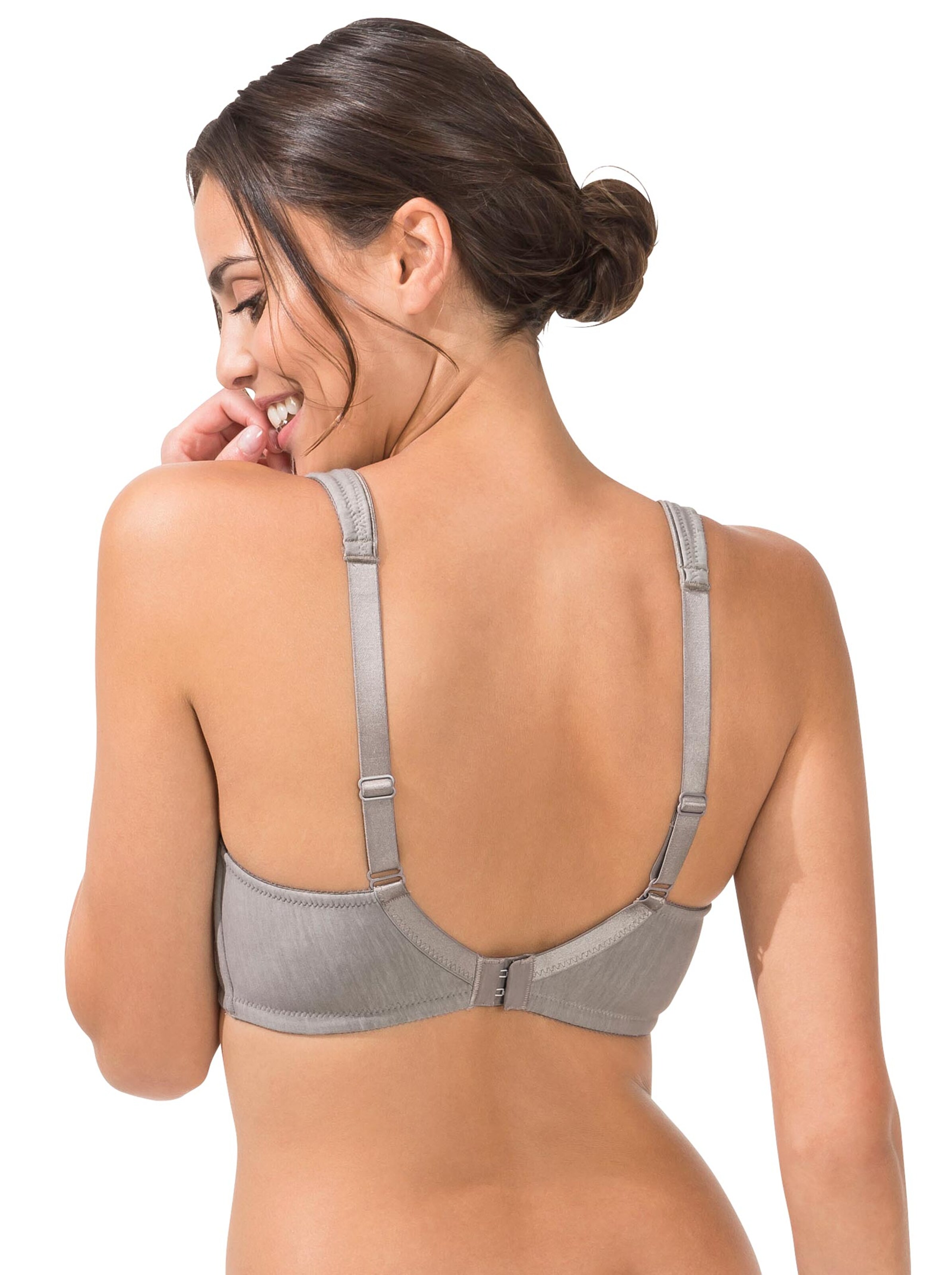 wäschepur BH ohne Bügel - taupe