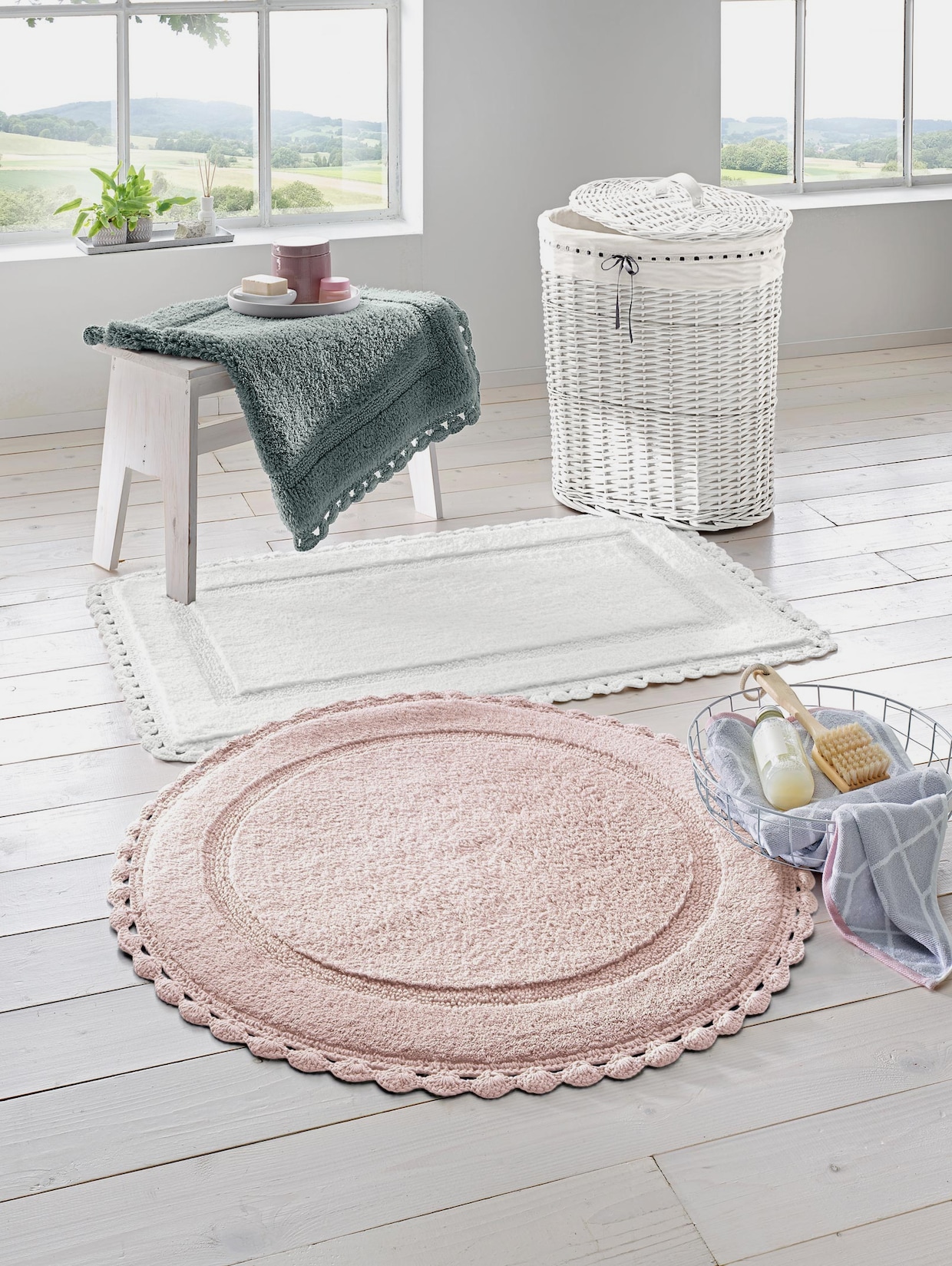 heine home Badteppich - rosé