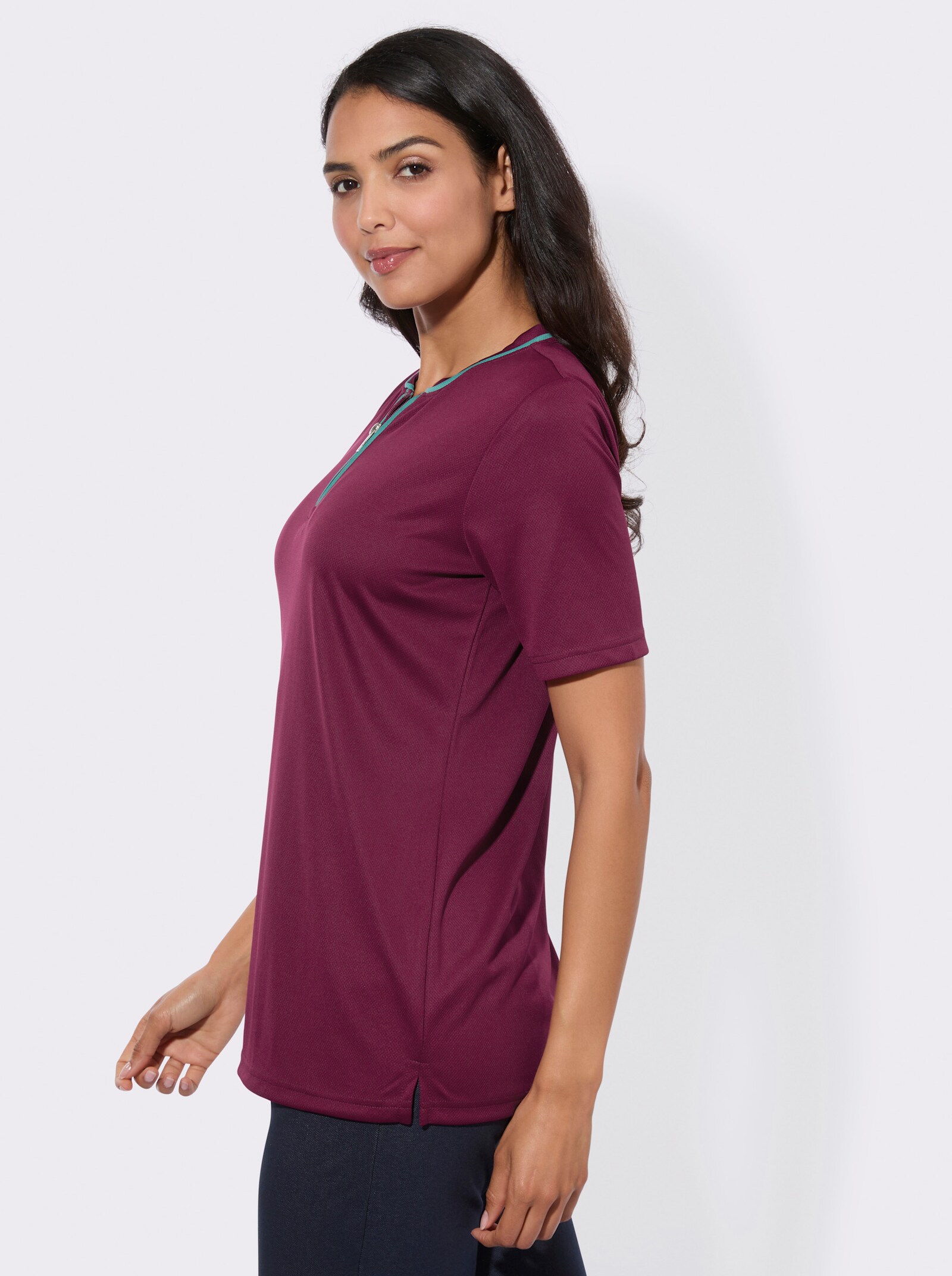 Funktionsshirt in atmungsaktiver Qualität - malve