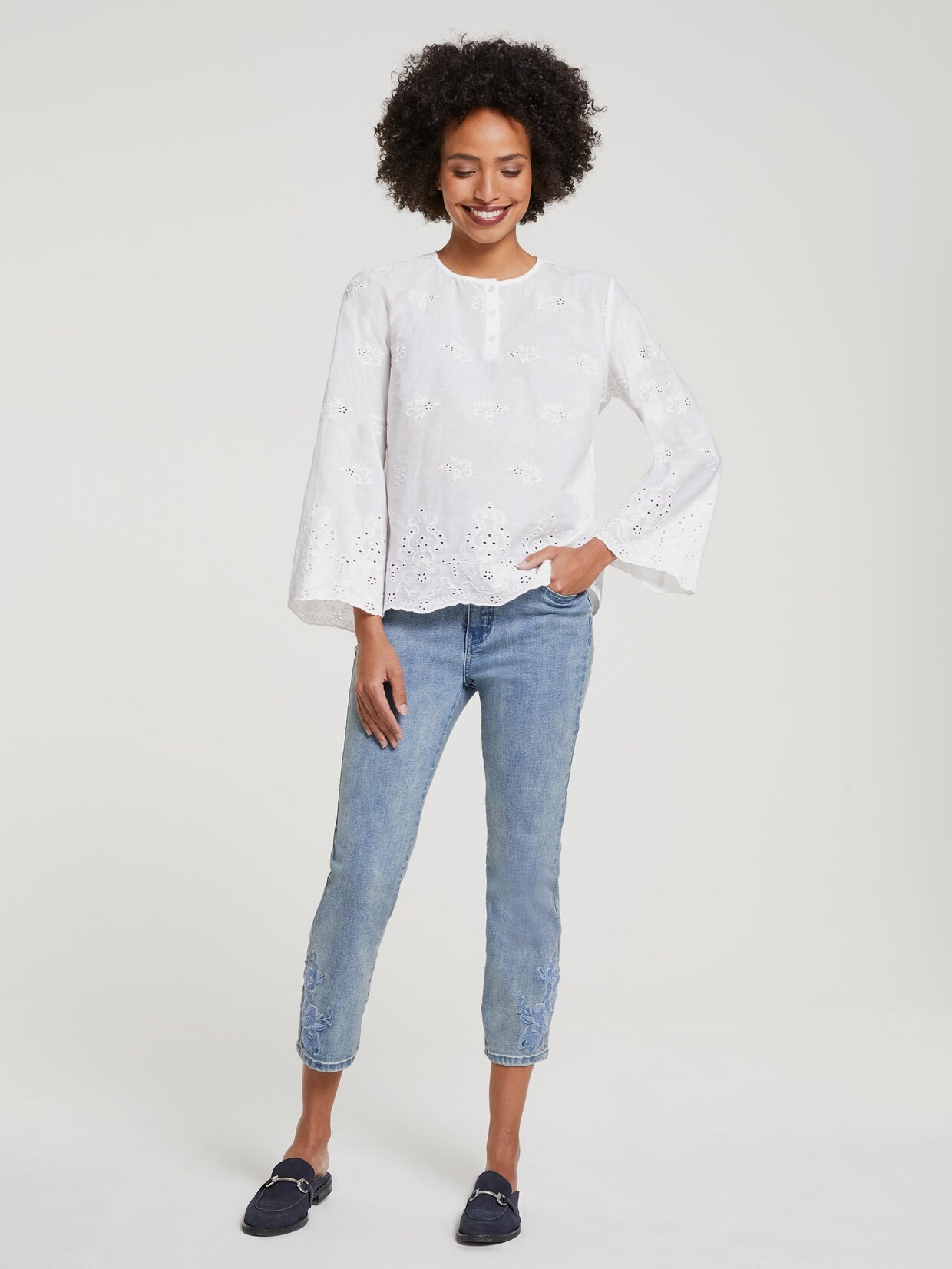 Linea Tesini Blouse - wit