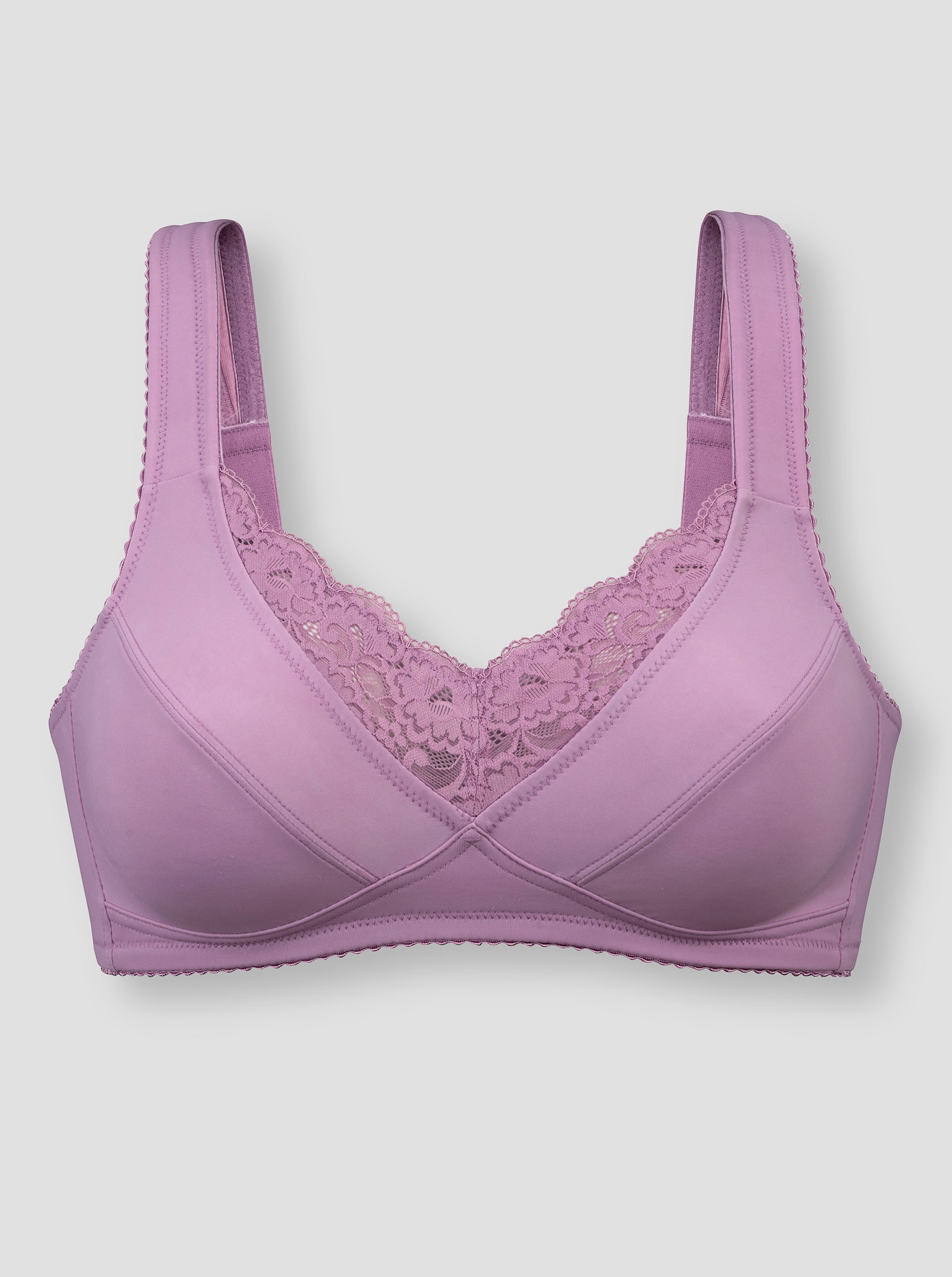 Steunbeha zonder beugel met gebloemd kant - orchidee