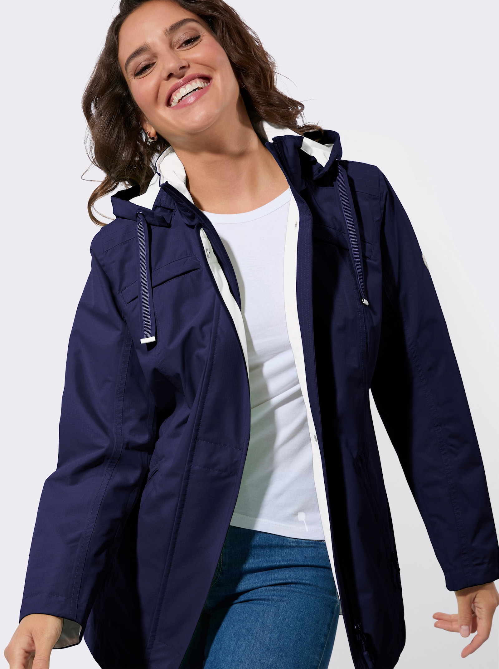 Funktionsjacke für die Übergangszeit - marine