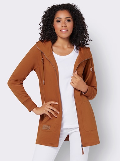 Shirtjacke - cognac