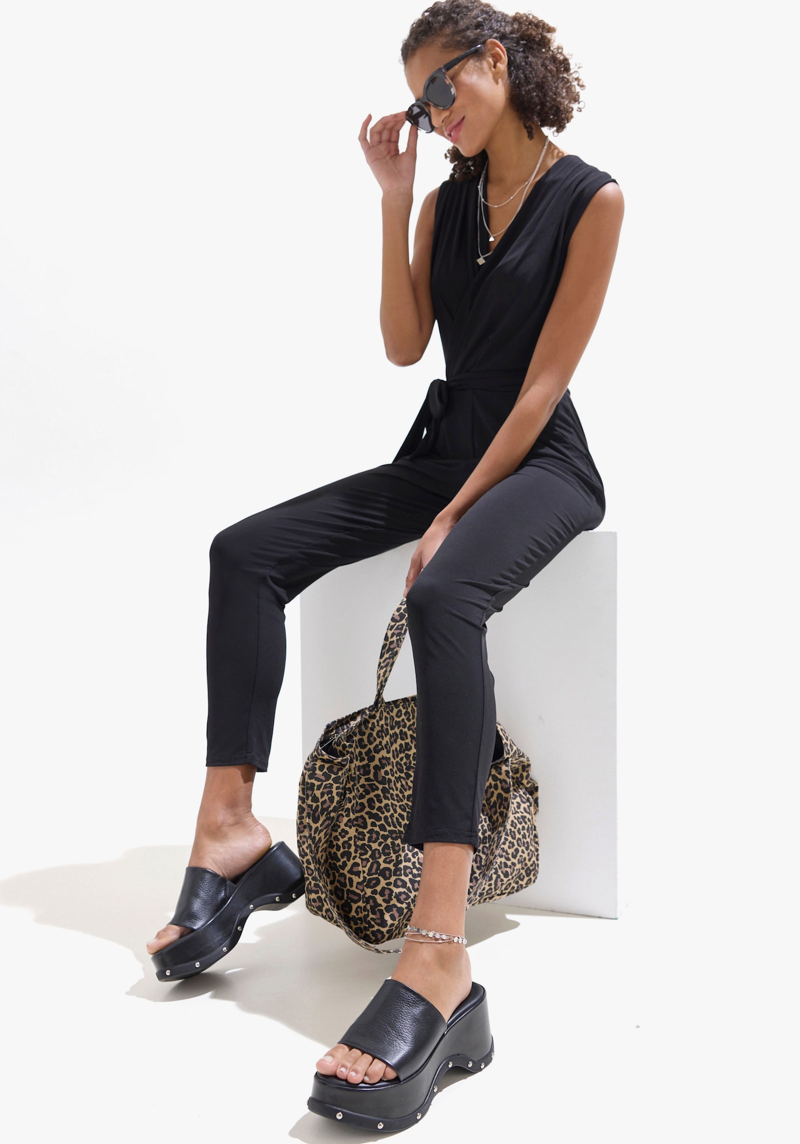 French Connection Pantolette - schwarz