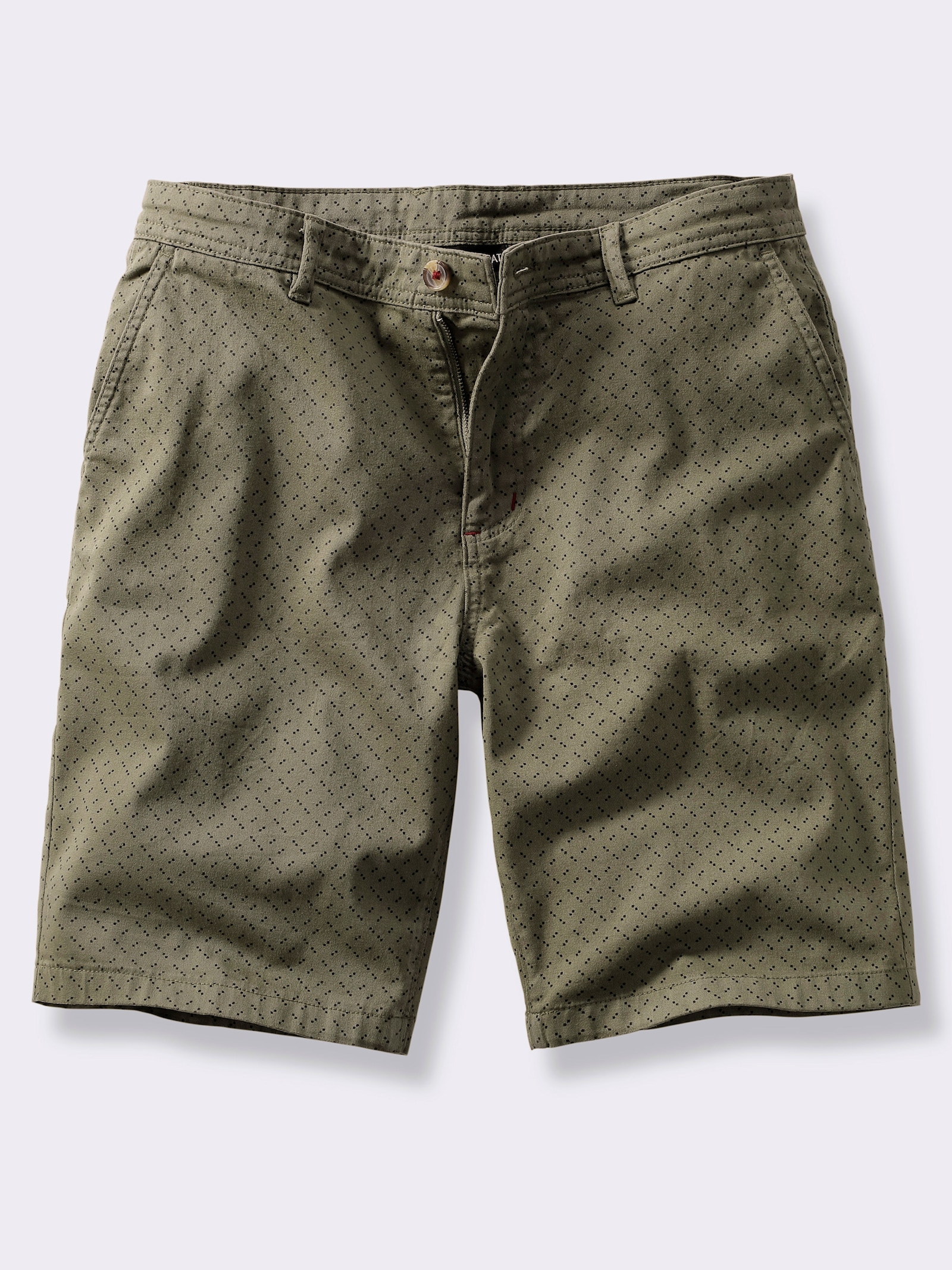 Marco Donati Bermudas mit Minimal-Print - khaki-bedruckt