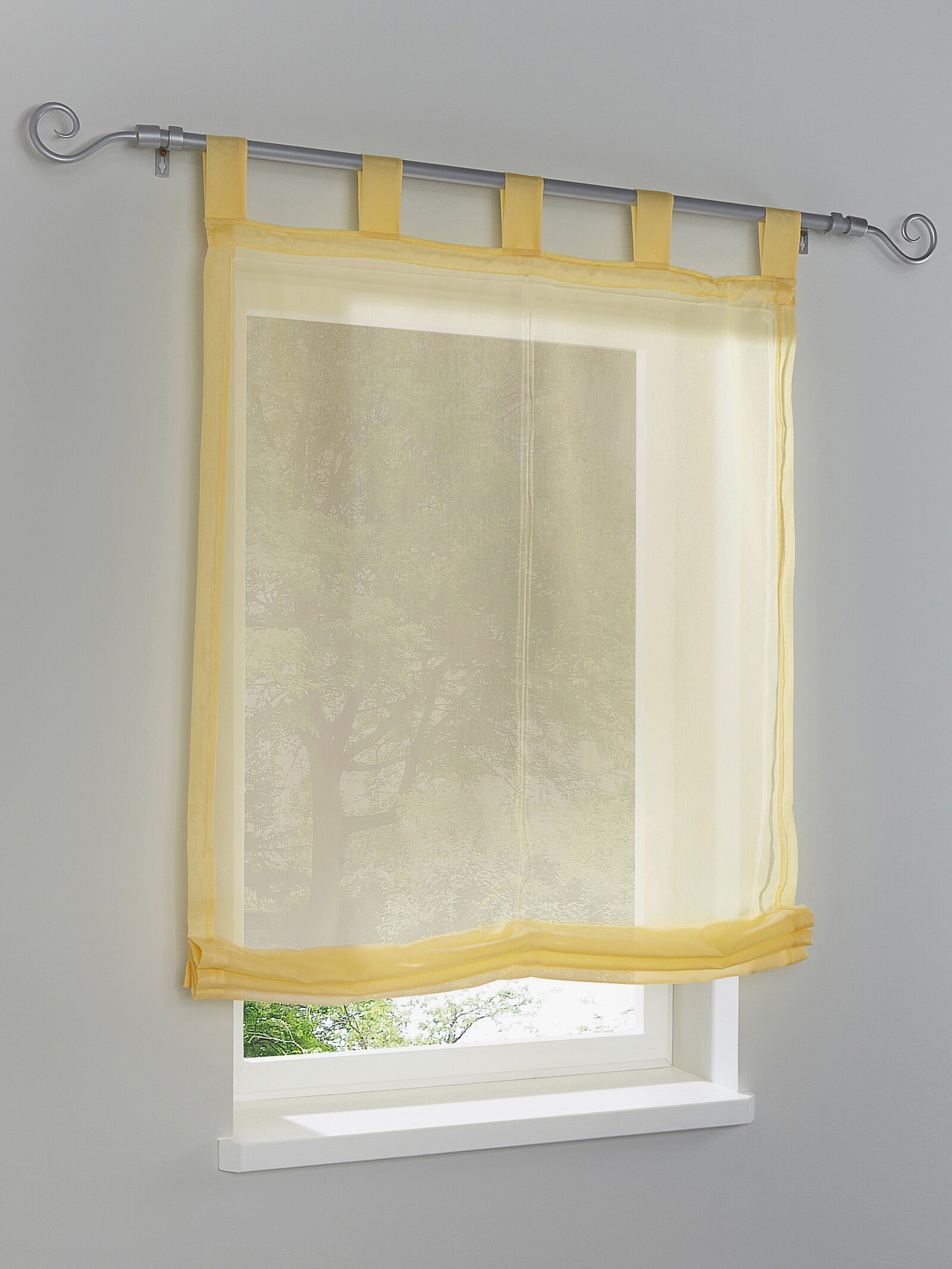heine home vouwgordijn - geel