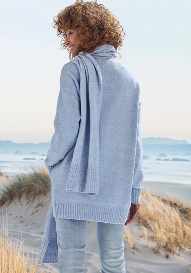 Vivance Strickjacke - bleu meliert