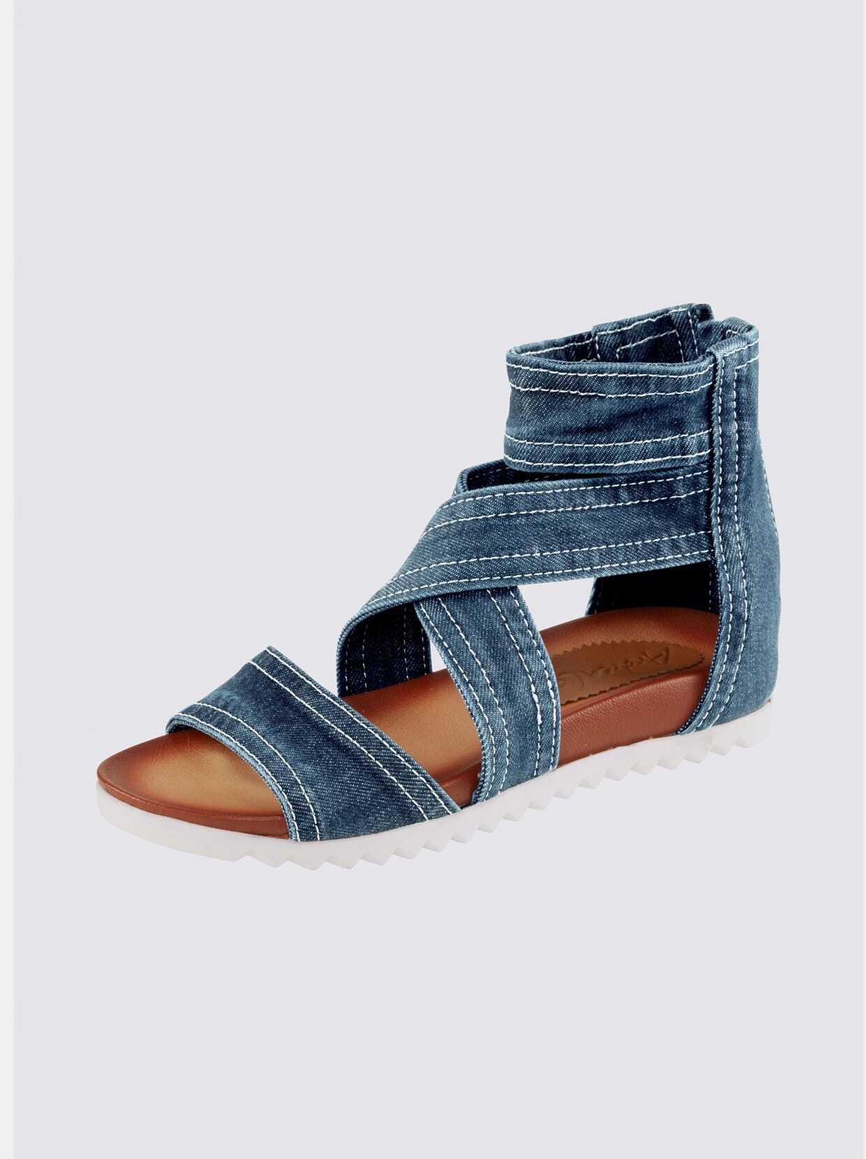 Andrea Conti Sandalette - jeansblau