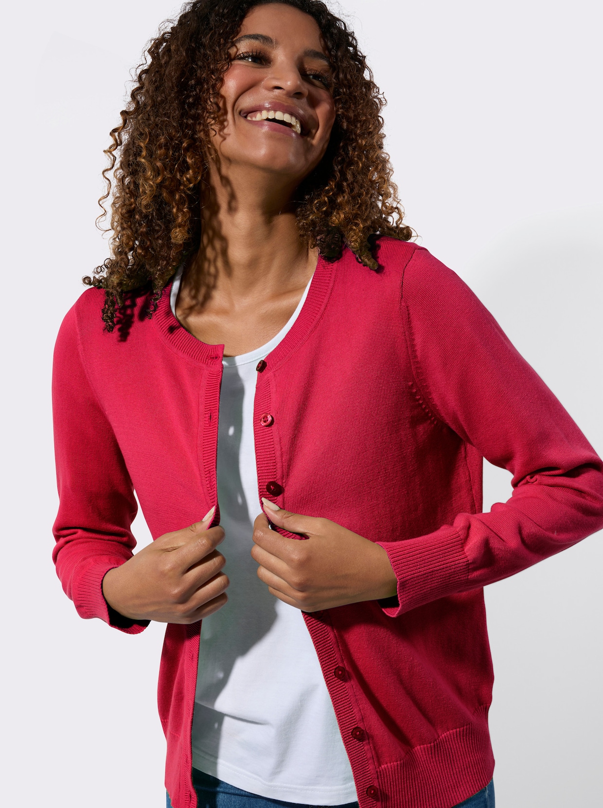 Cardigan - rot