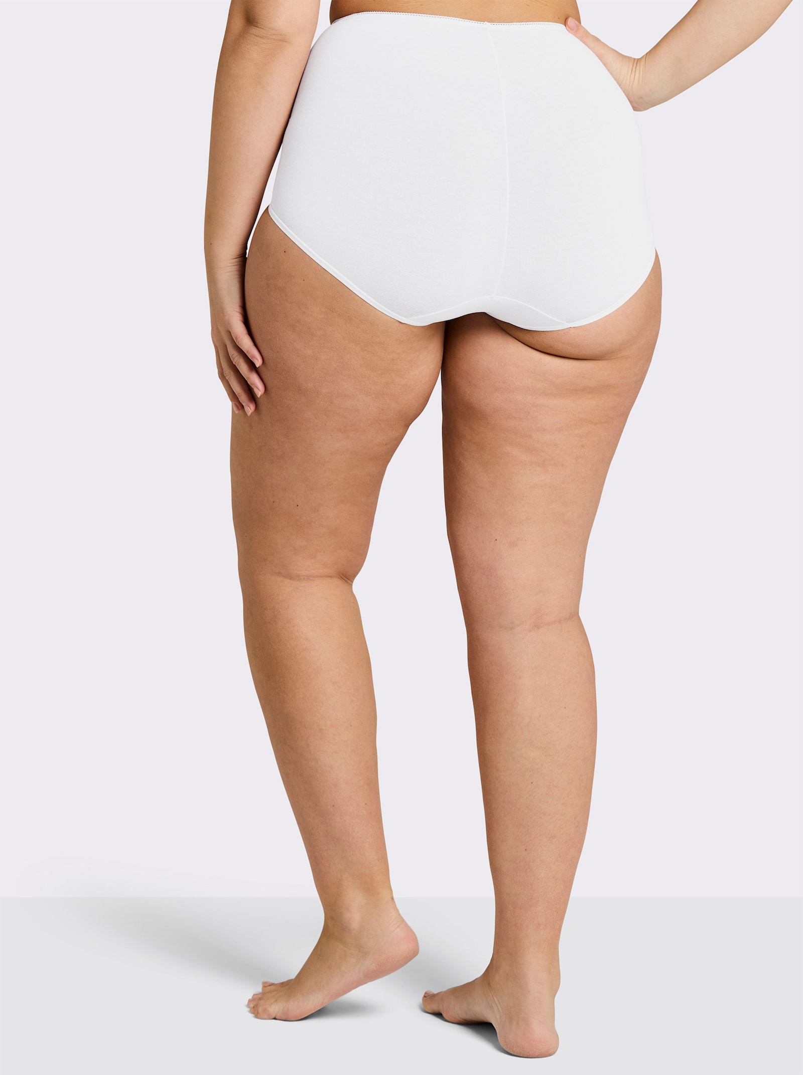 Sloggi Taillenslip mit Ziergummi am Bund - weiß