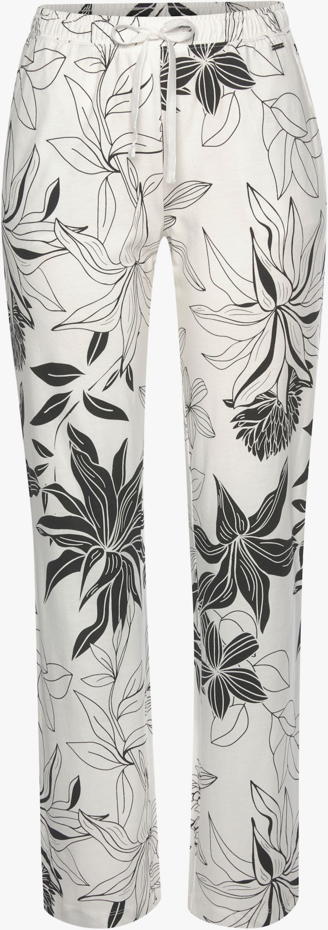 LASCANA Pantalon de nuit - écru à fleurs