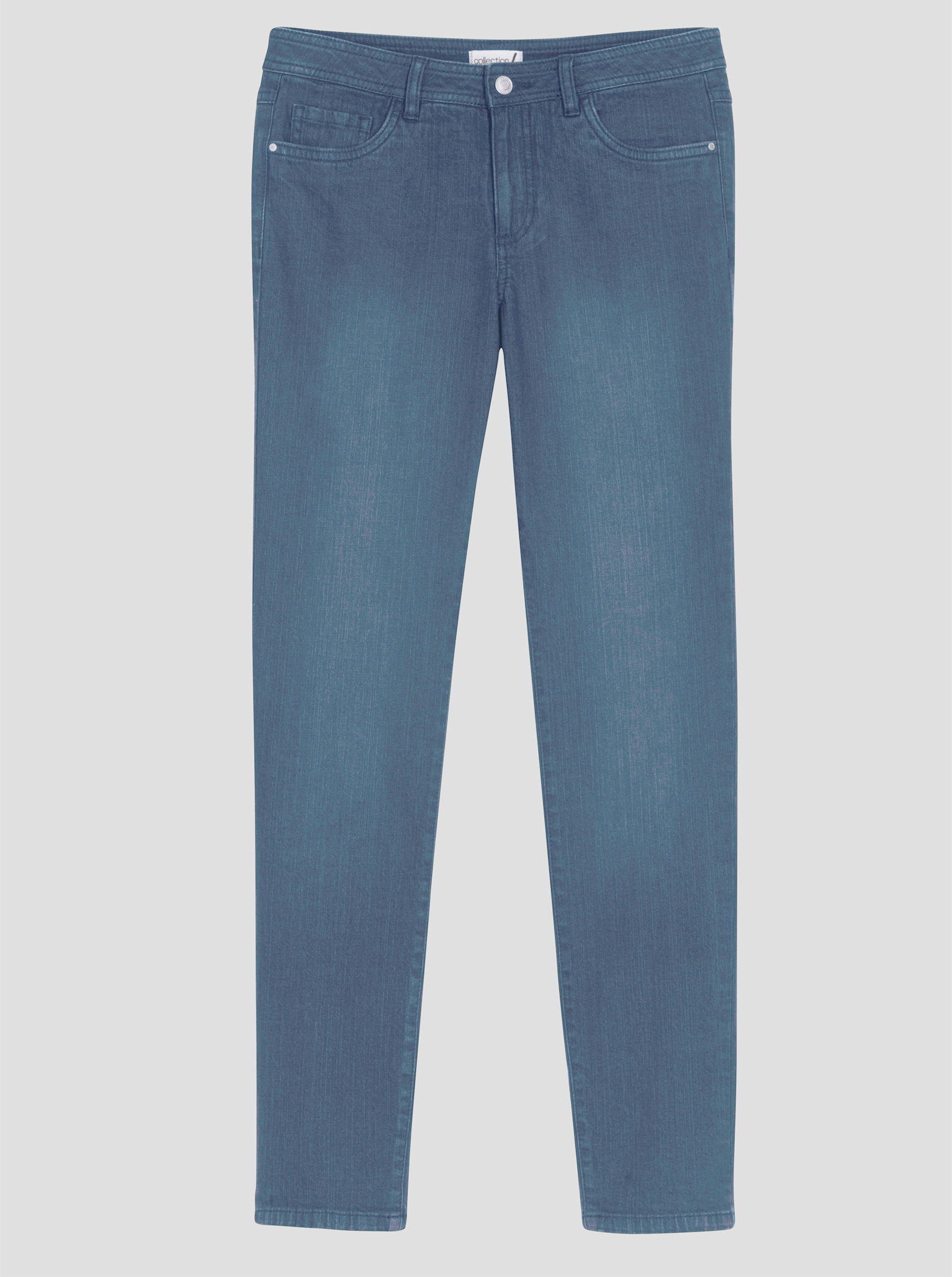 5-Pocket-Jeans mit lässig weiten Beinen - blue-bleached