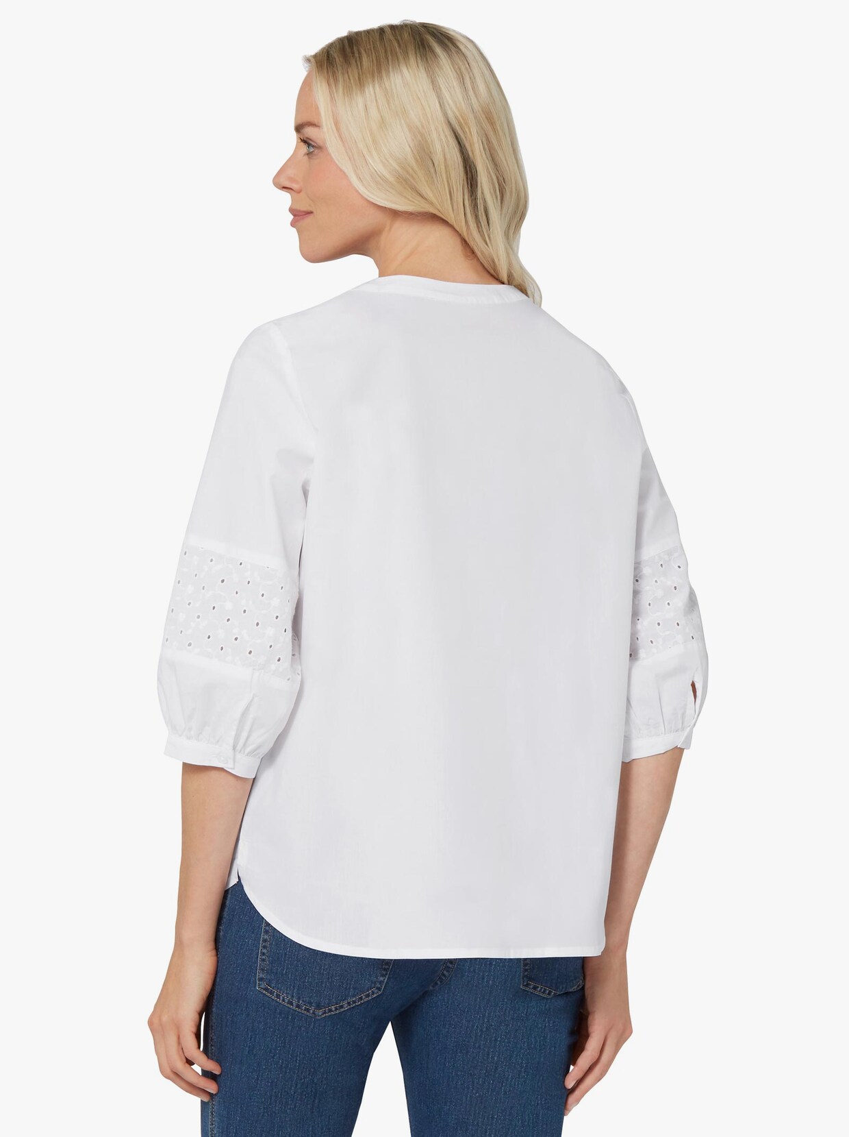 Katoenen blouse - wit