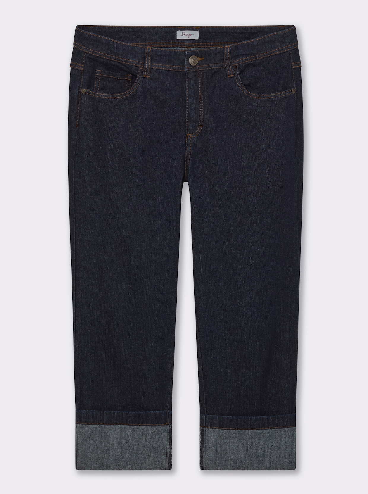 sheego 7/8-Jeans - dark blue