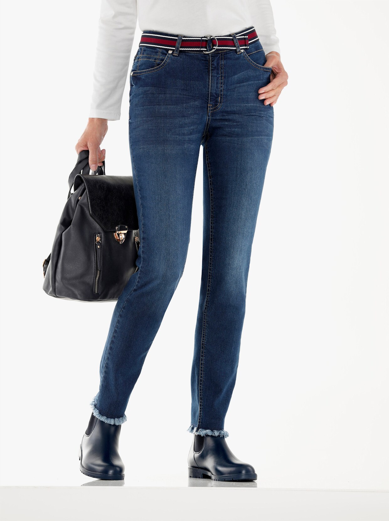 5-Pocket-Jeans - blue-stone-washed
