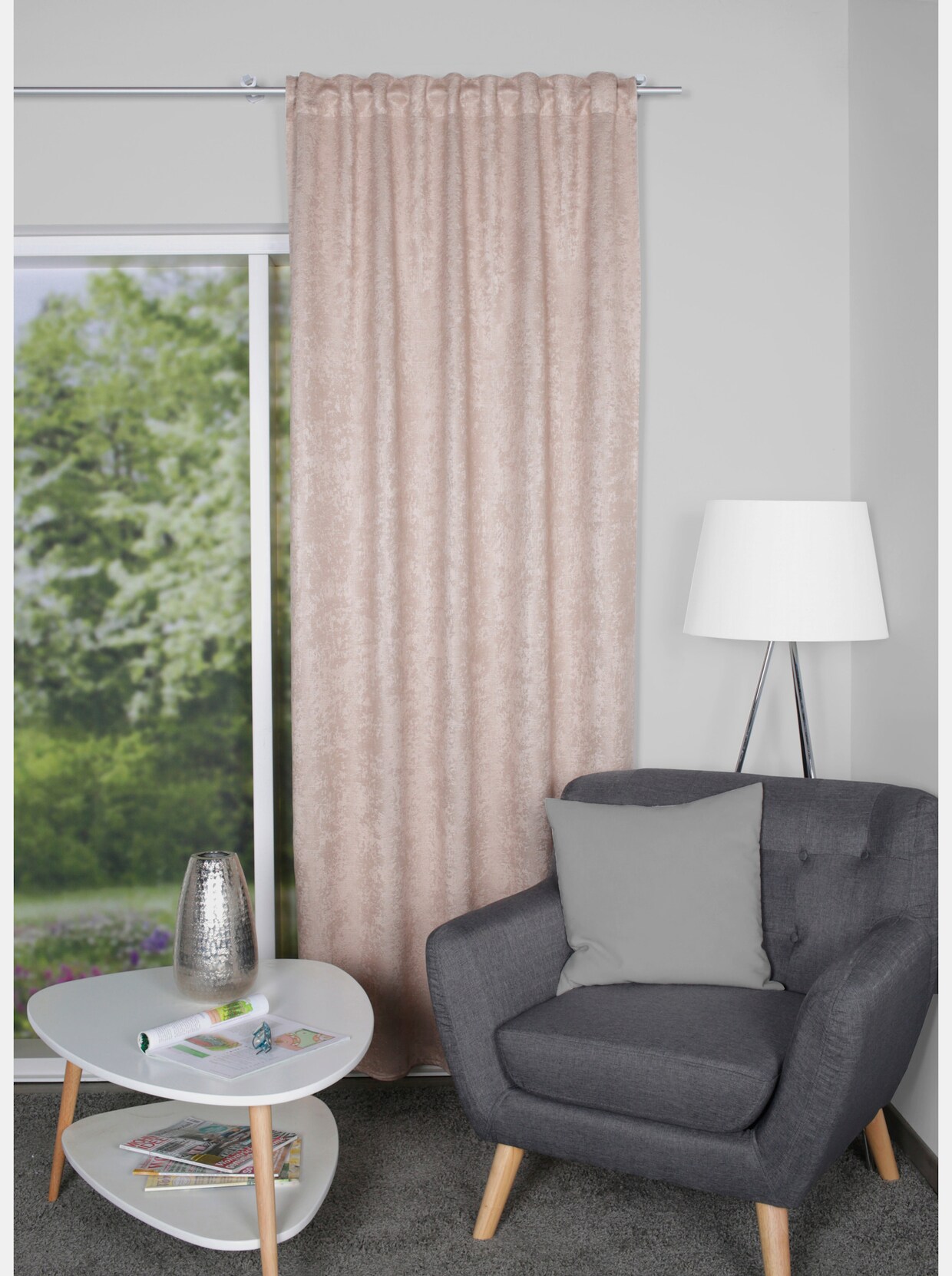 Heine home dekoschal in taupe heine