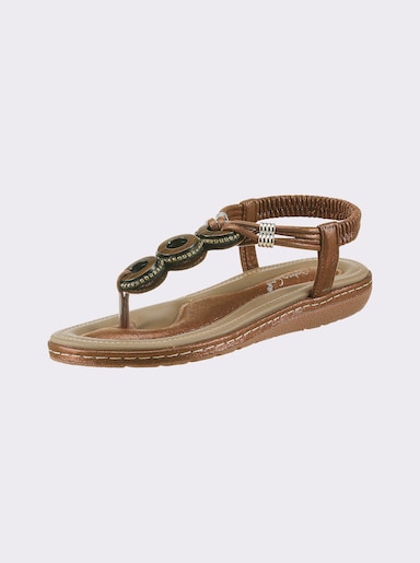 Andrea Conti Sandale - bronzefarben