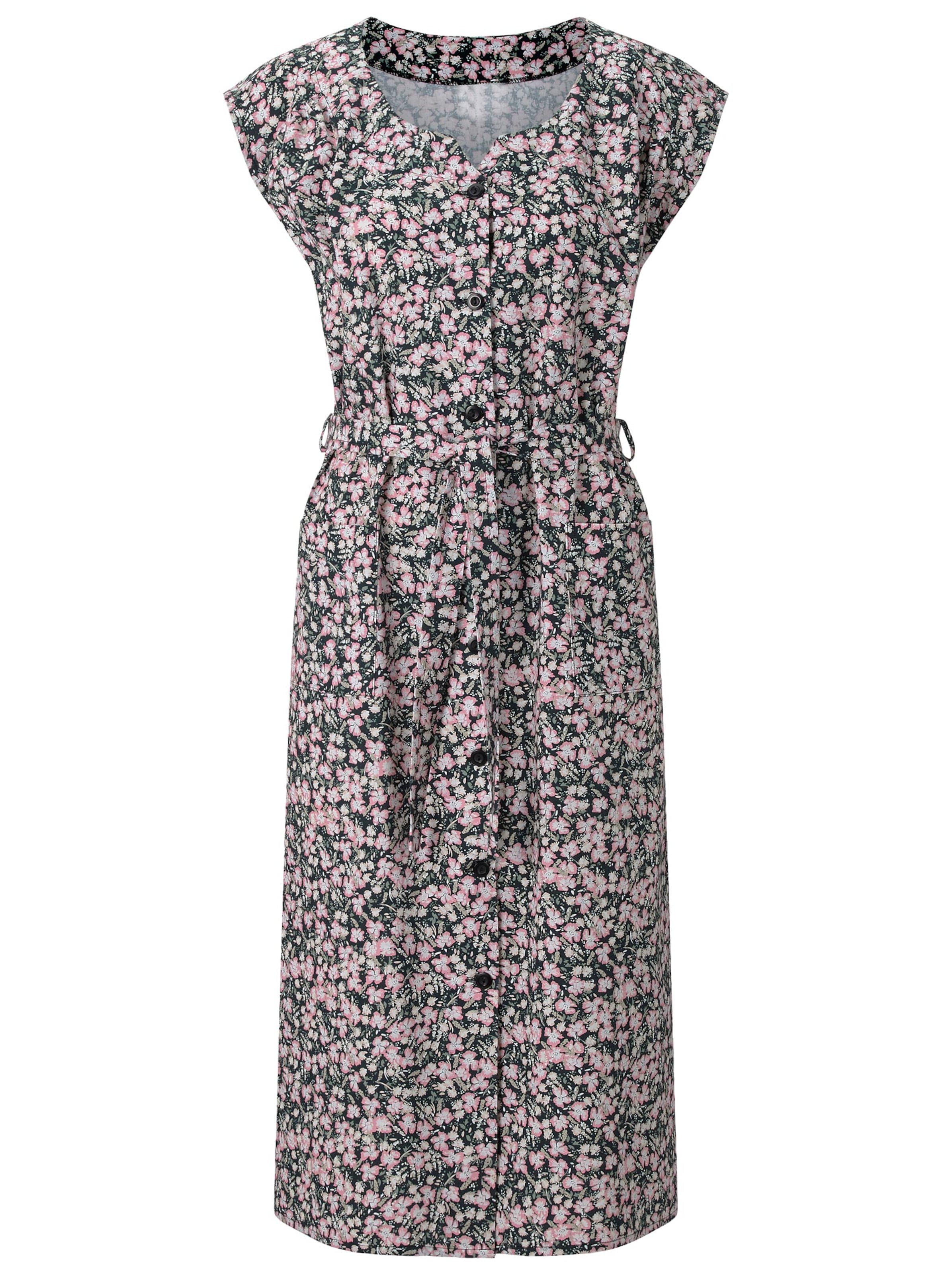 Hauskleid - rosé-bedruckt