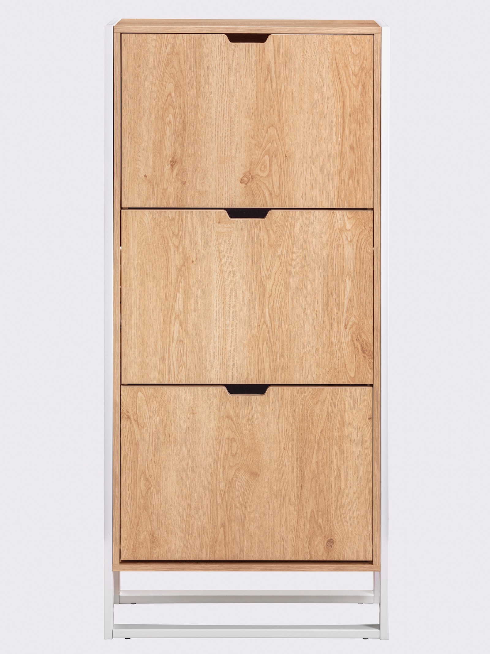 heine home Schuhschrank - natur-weiß