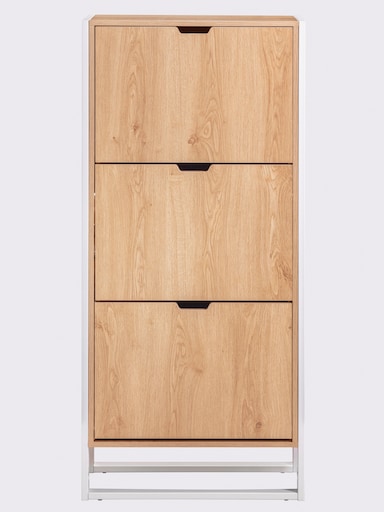 heine home Schuhschrank - natur-weiss