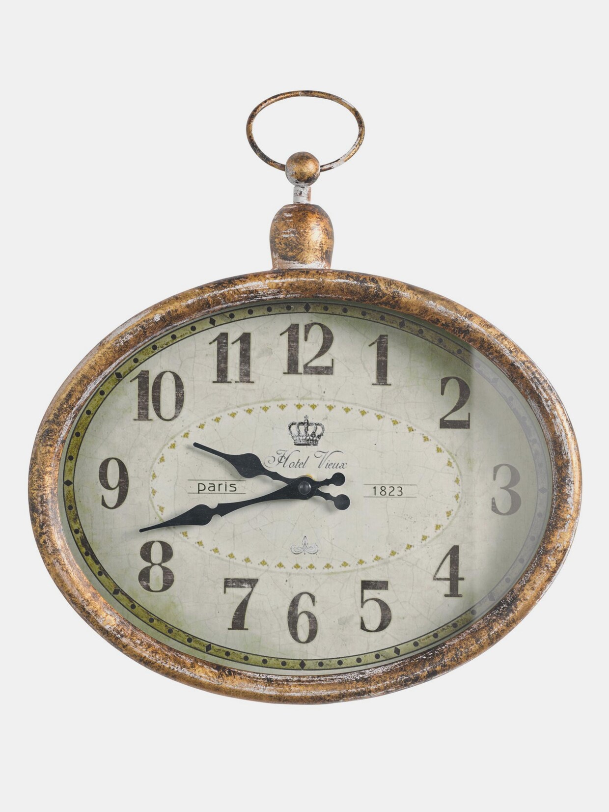 heine home Wanduhr - braun