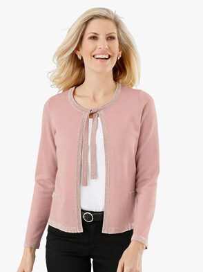 Strickjacke - rosé