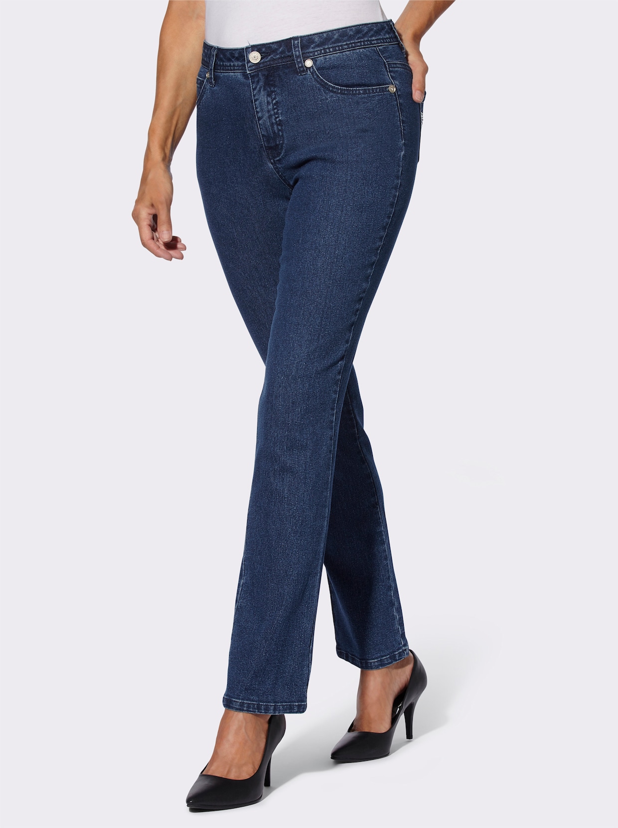 Jeans - blue-stone-washed