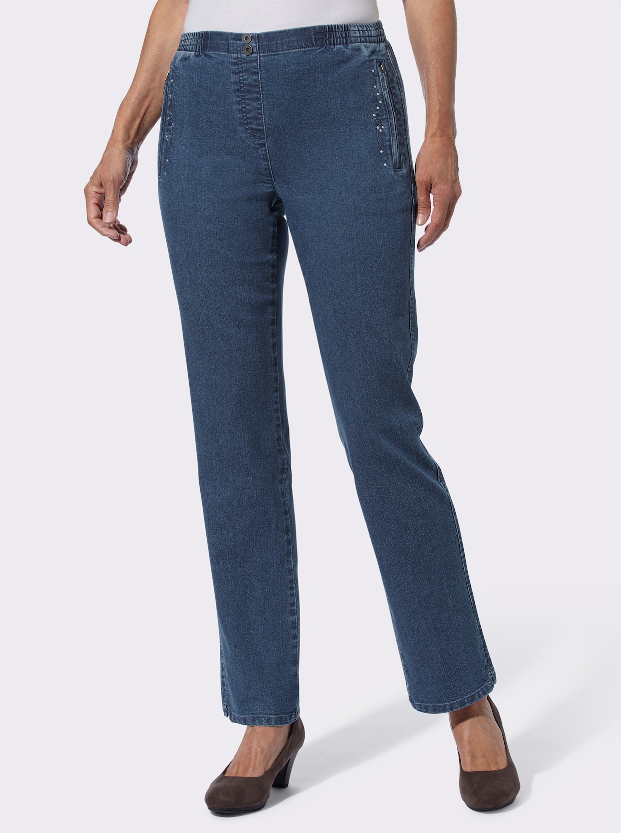 Jeans - blue-stone-washed