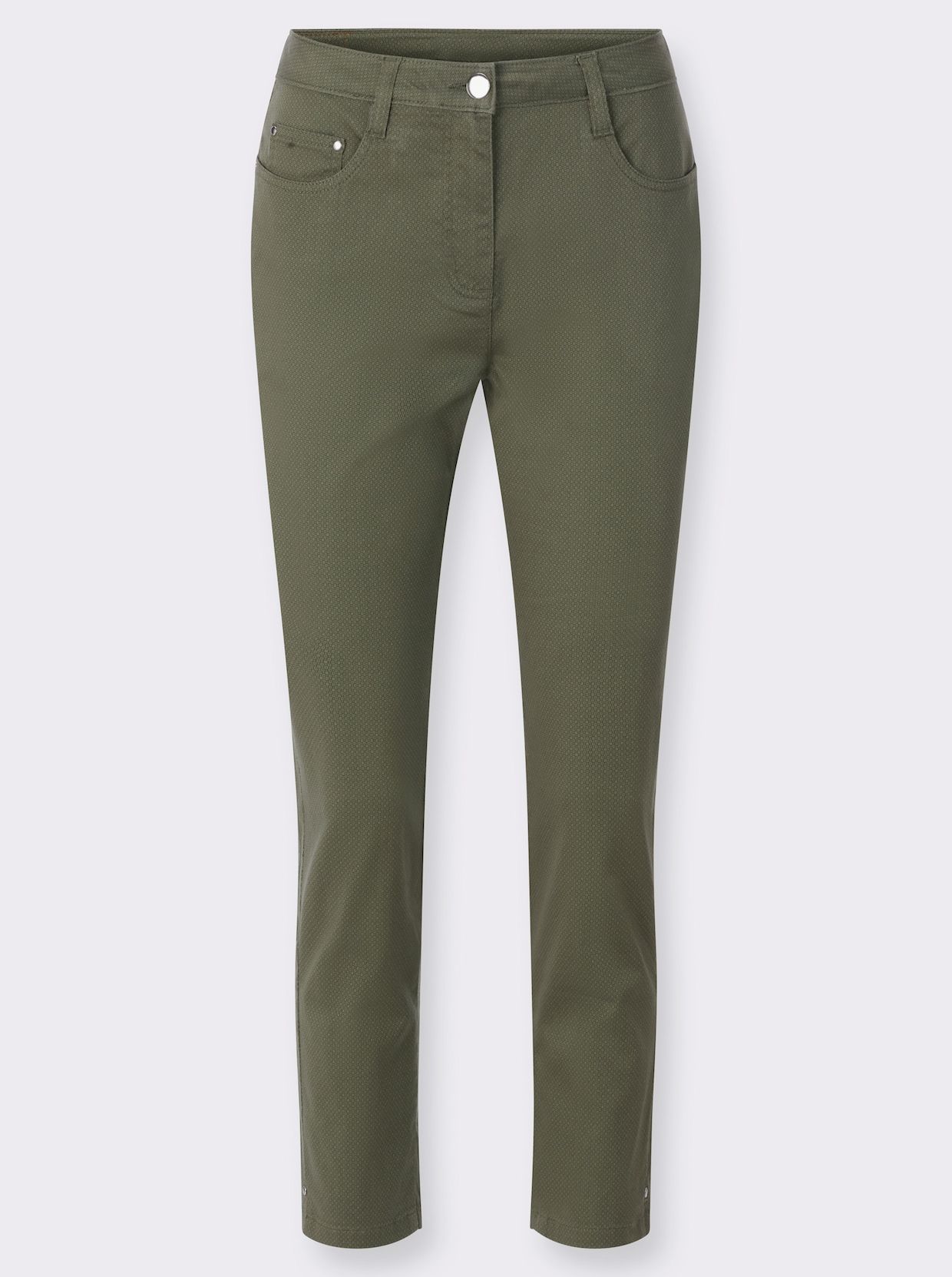 Druckhose - khaki-bedruckt