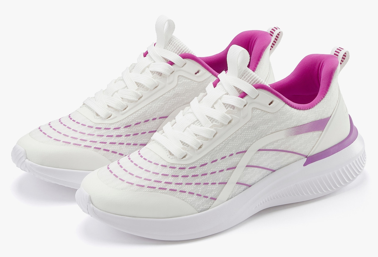 LASCANA Baskets - blanc/violet