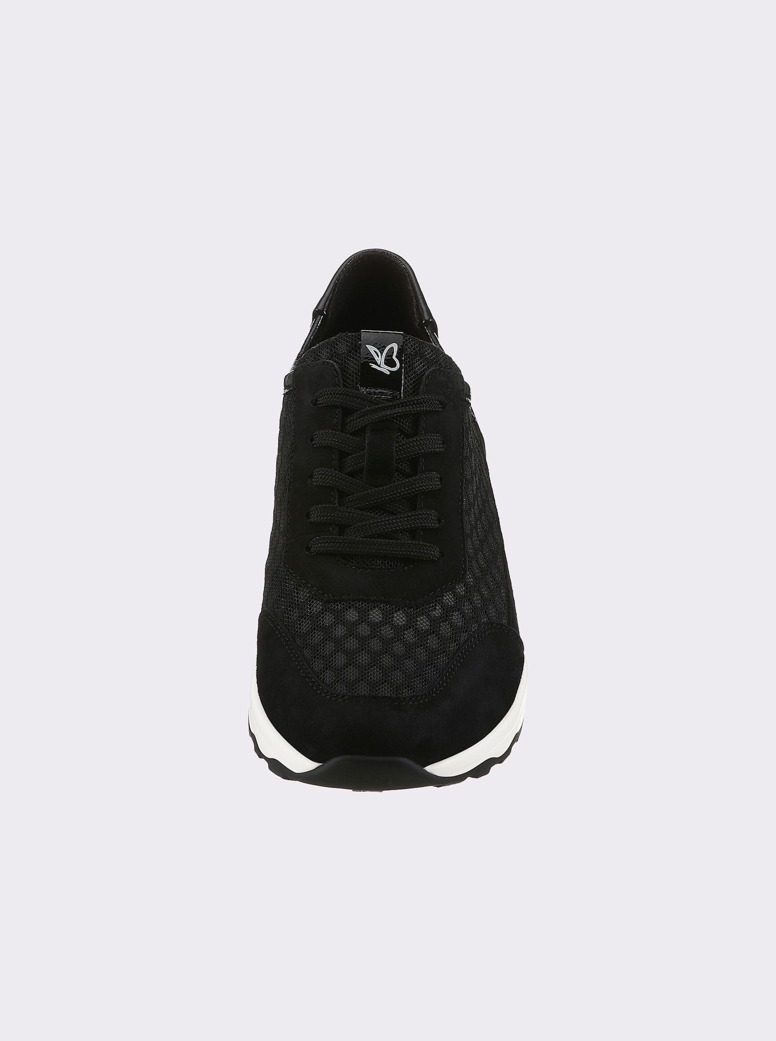 Caprice Sneaker mit Mesh-Netz - schwarz