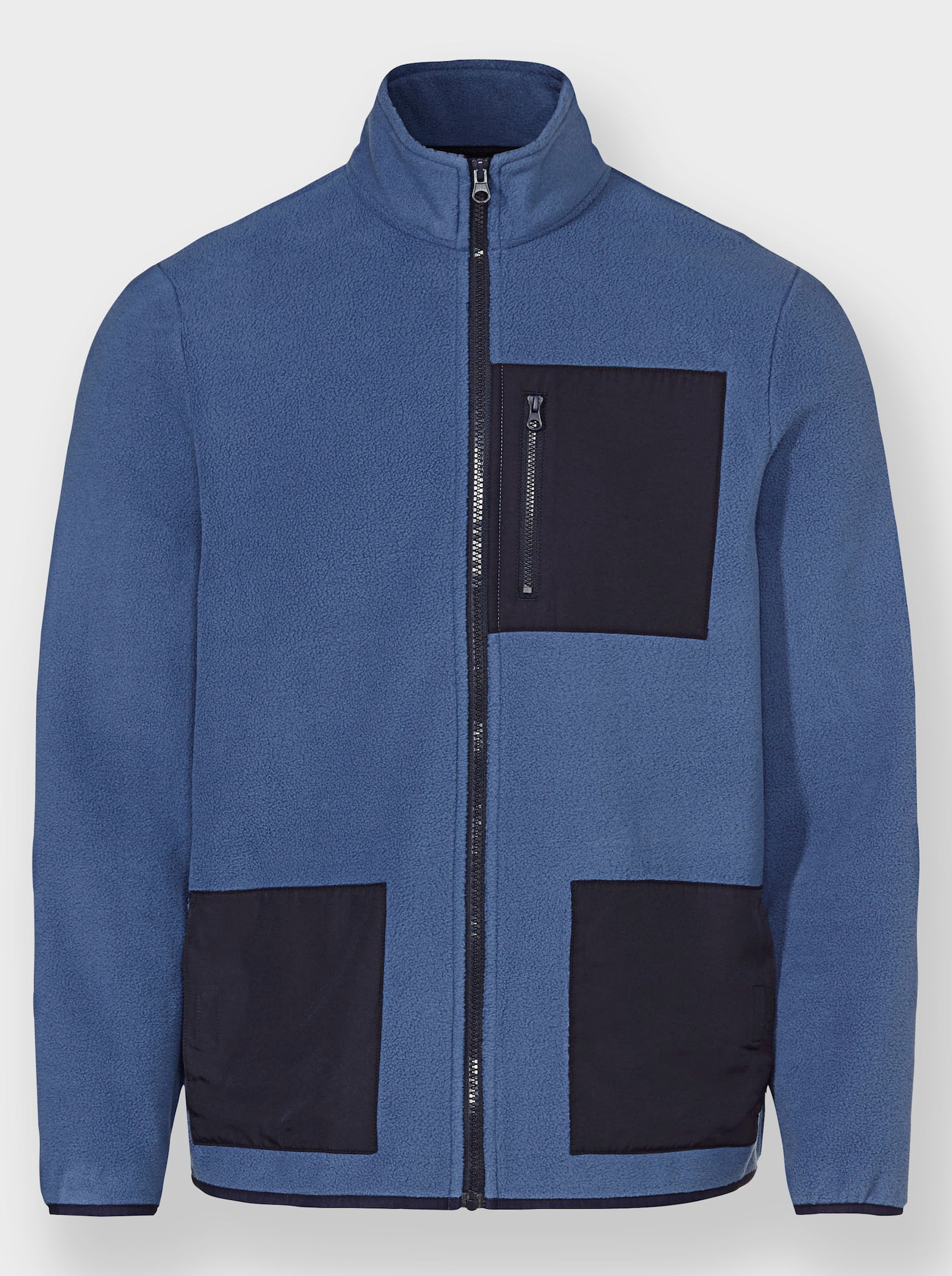 Catamaran Fleecejacke mit Antipilling-Ausrüstung - jeansblau