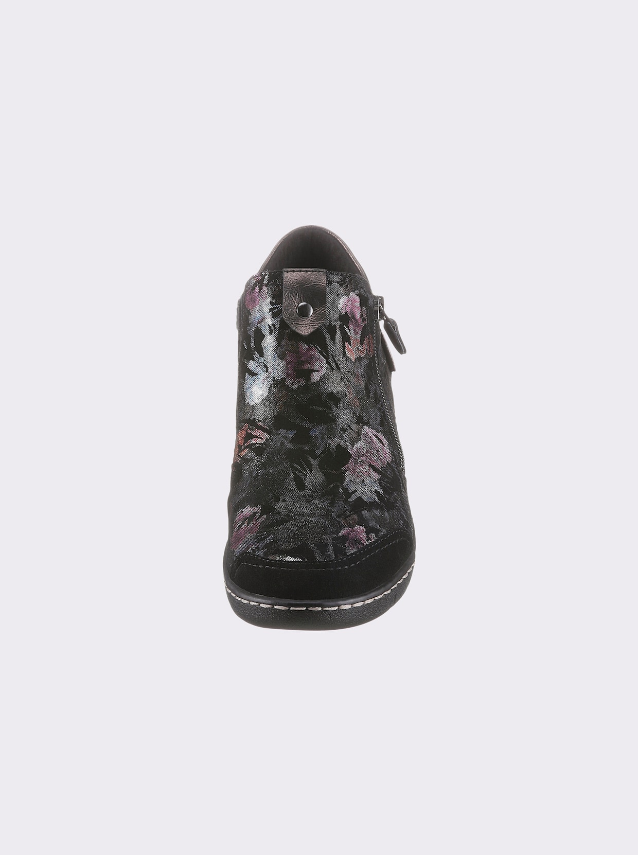 Reflexan Bottines - noir motif à fleurs