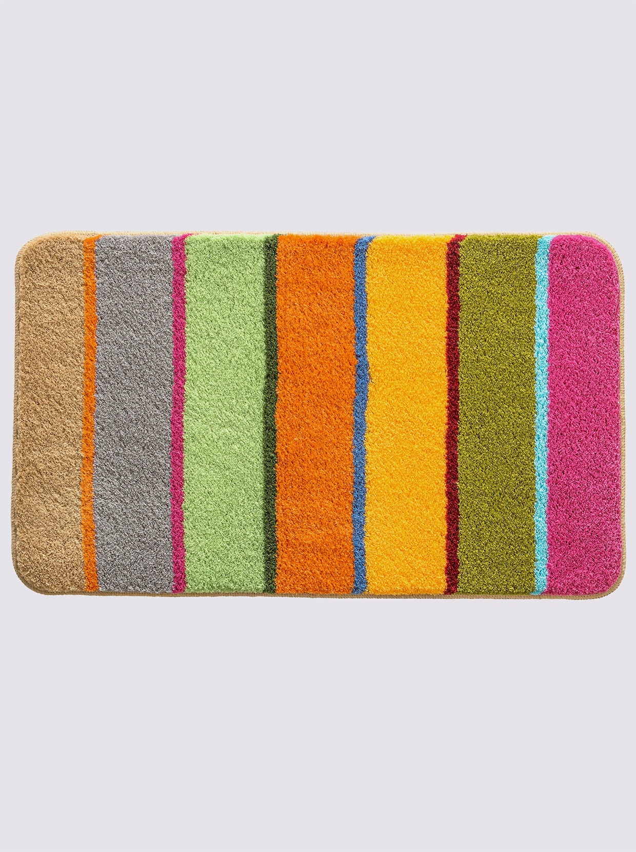 Kleine Wolke - Antislip - Acryl - Gestreept Badmatten Kleine Wolke - Antislip - Acryl - Gestreept Badmatten