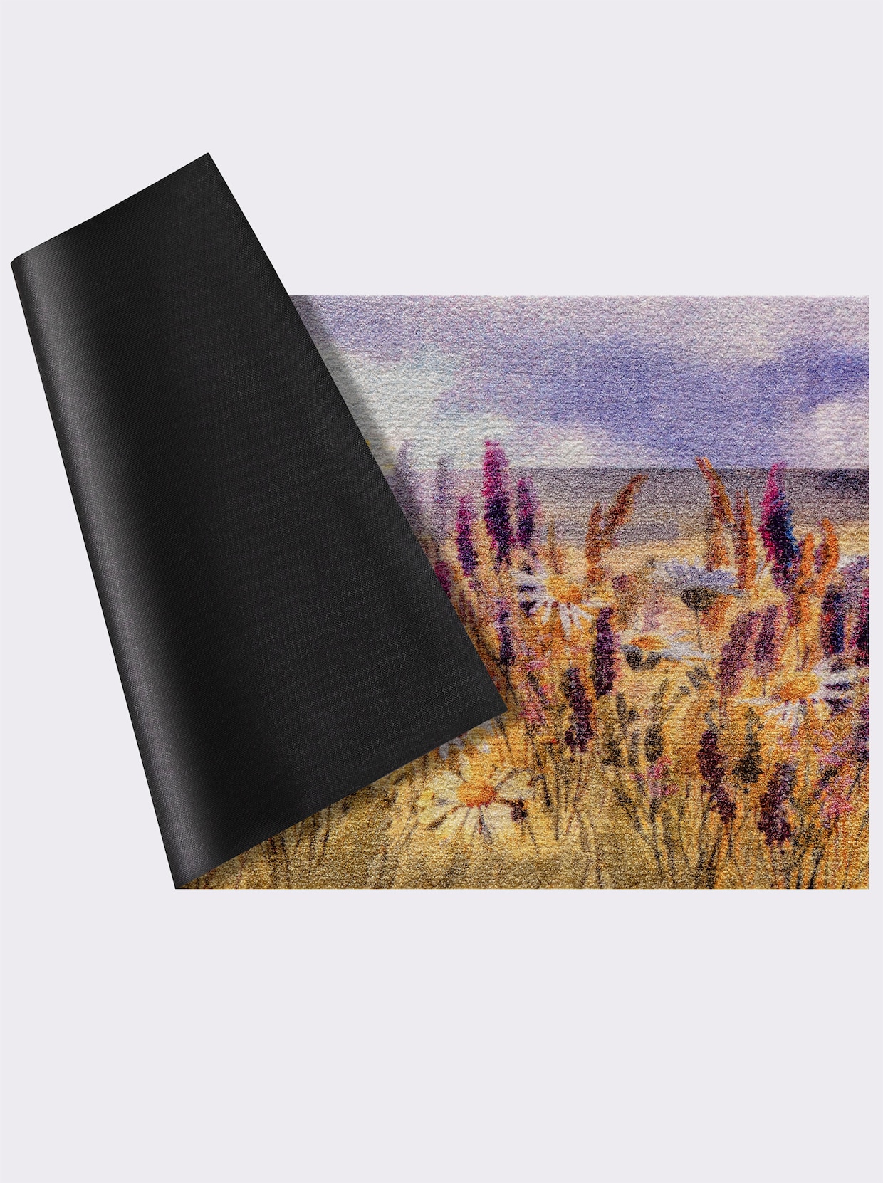 wash+dry by Kleen-Tex Voetmat - lila geprint