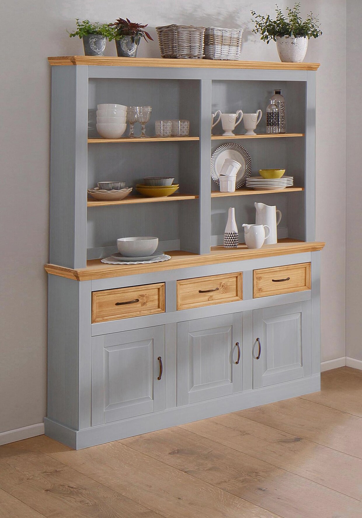 Home affaire Buffet - grau/gebeitz