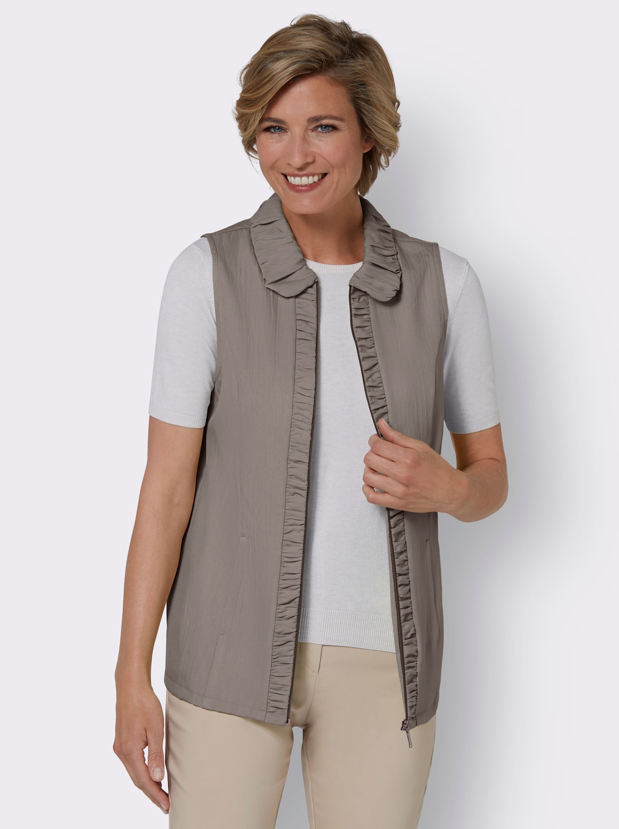 Gilet - taupe