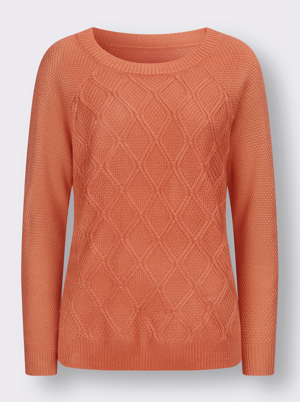 Pullover met lange mouwen - papaya