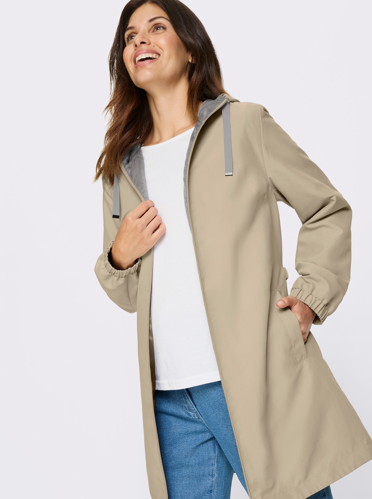 Jacke - beige